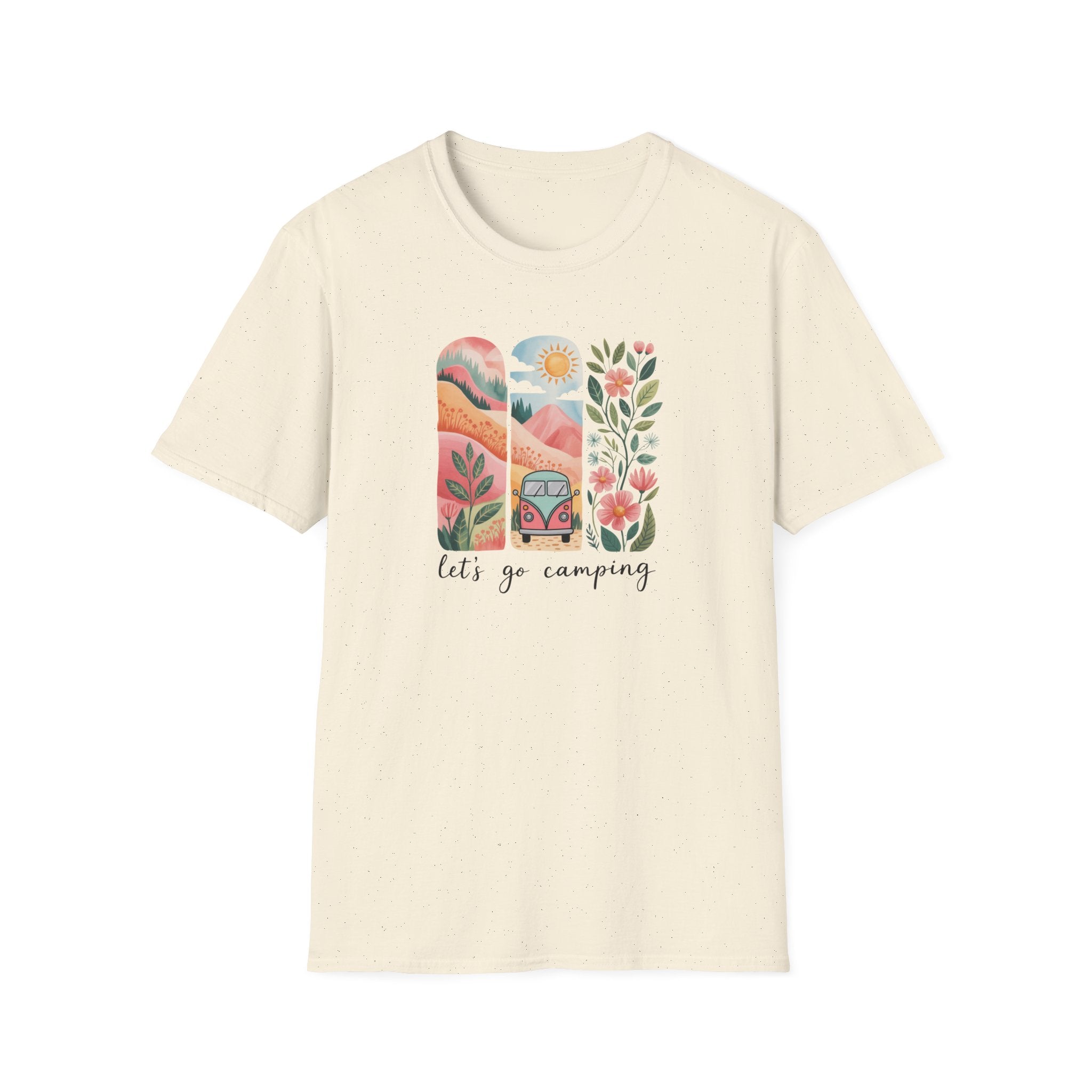 Let's Go Camping Retro Camping Shirt, 70's Camping Shirt