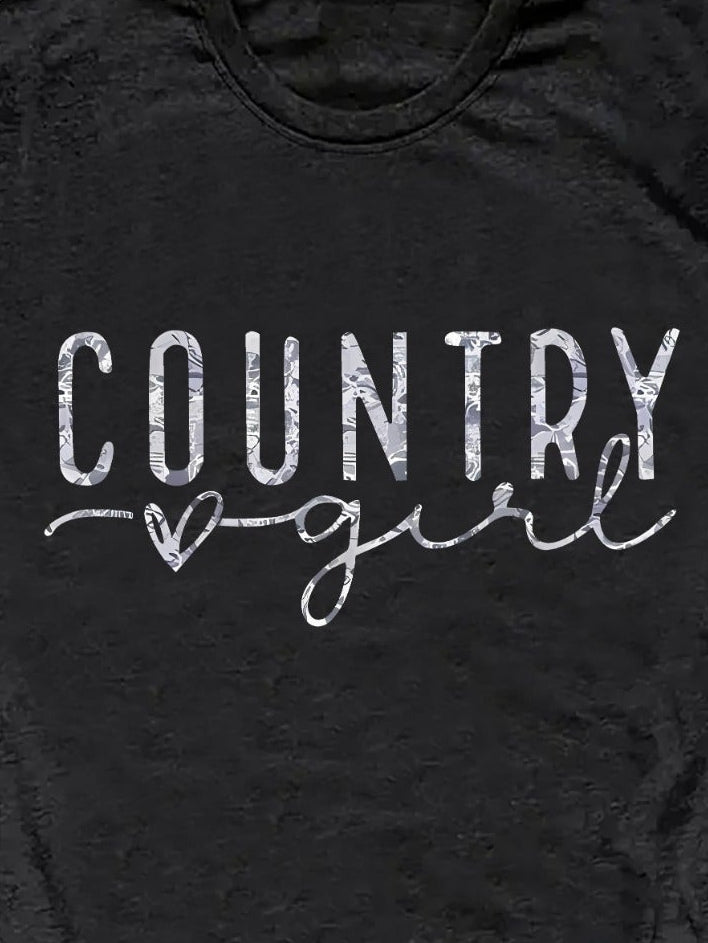 Women's Country Girl T-Shirt, County Chic Tee for Women