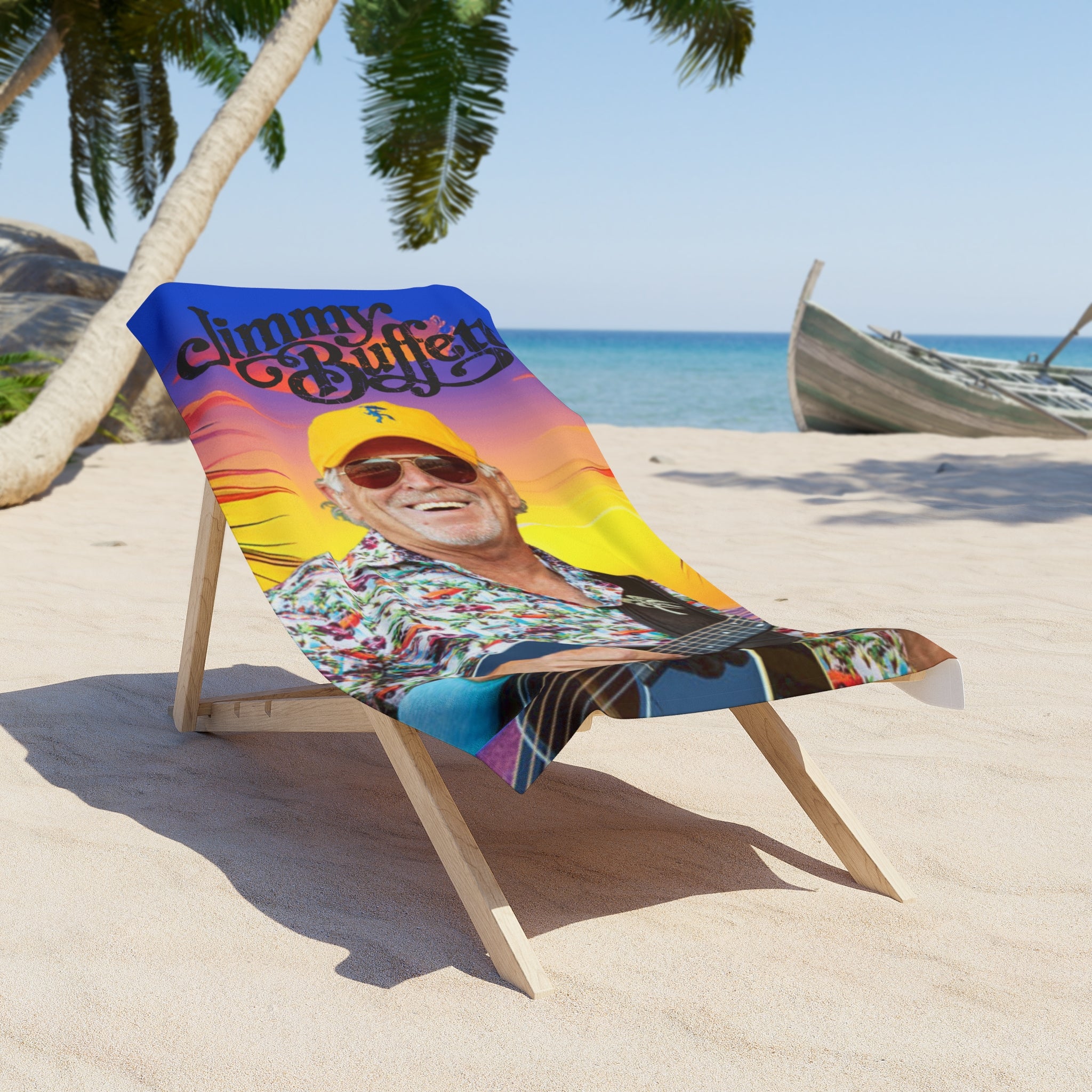 Jimmy Buffett Beach Towel
