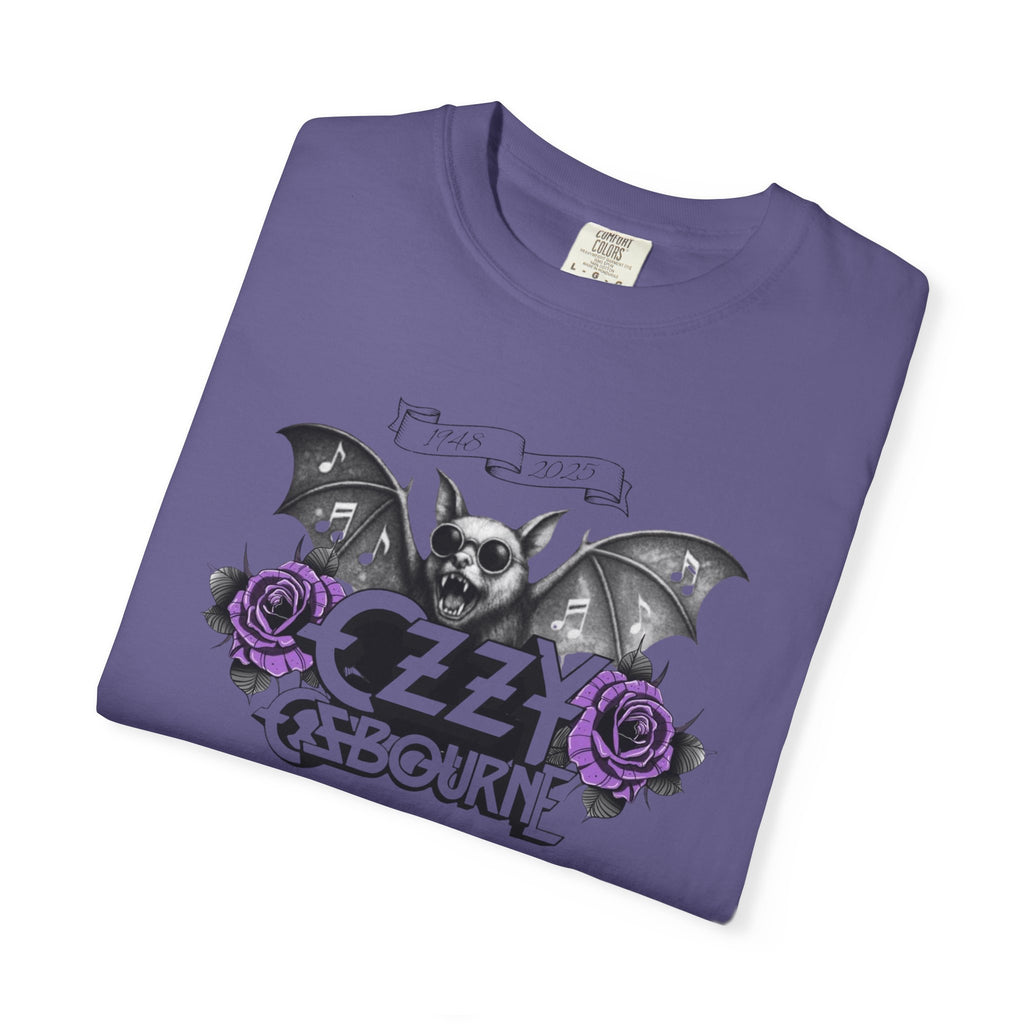 Vintage OZZY Bat T-Shirt, Memorial Blk Sabbath, Music Lover Tee, Custom Artistic Graphic, Casual Wear