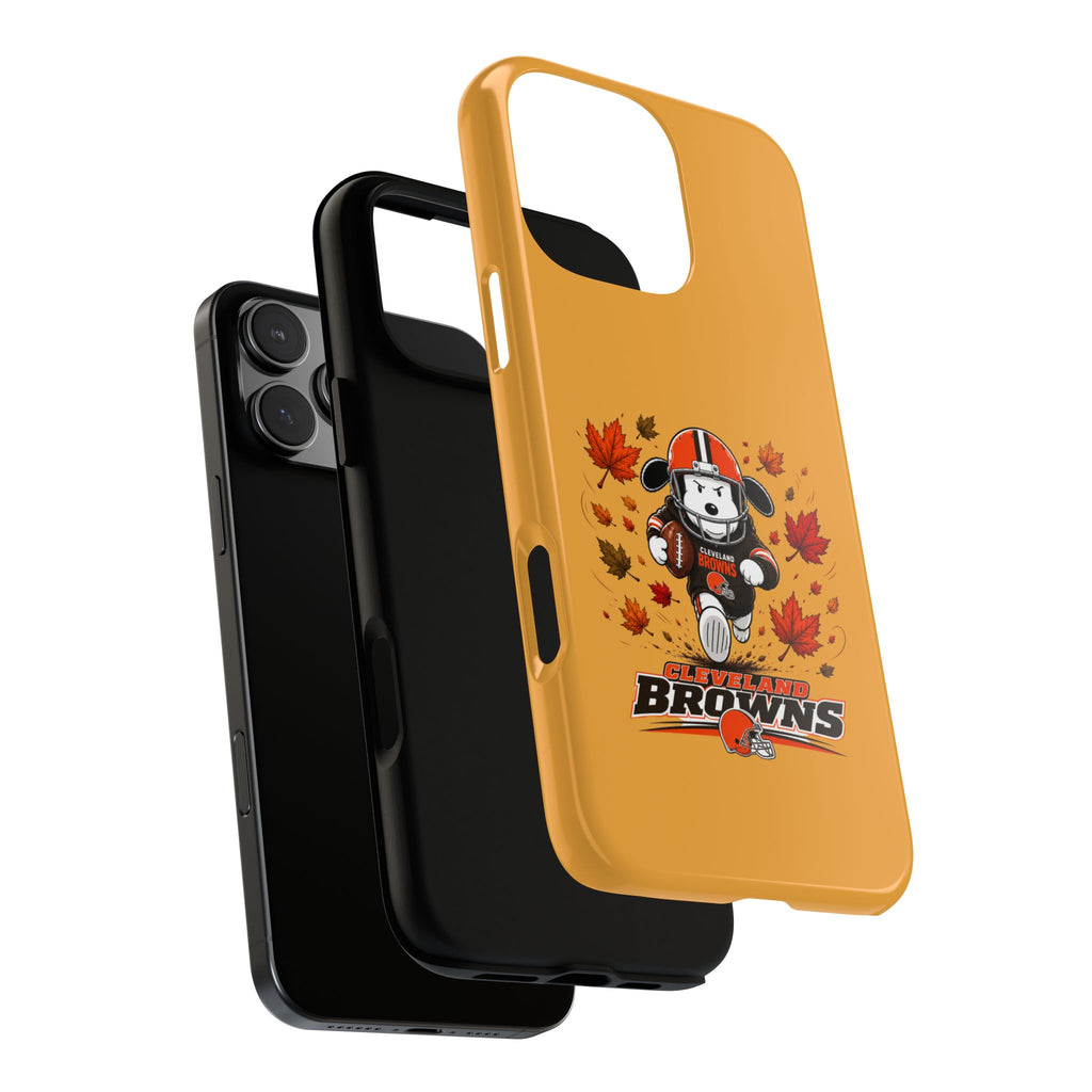 Cleveland Browns Fall Snoopy Touchdown Phone Case, 55 Sizes