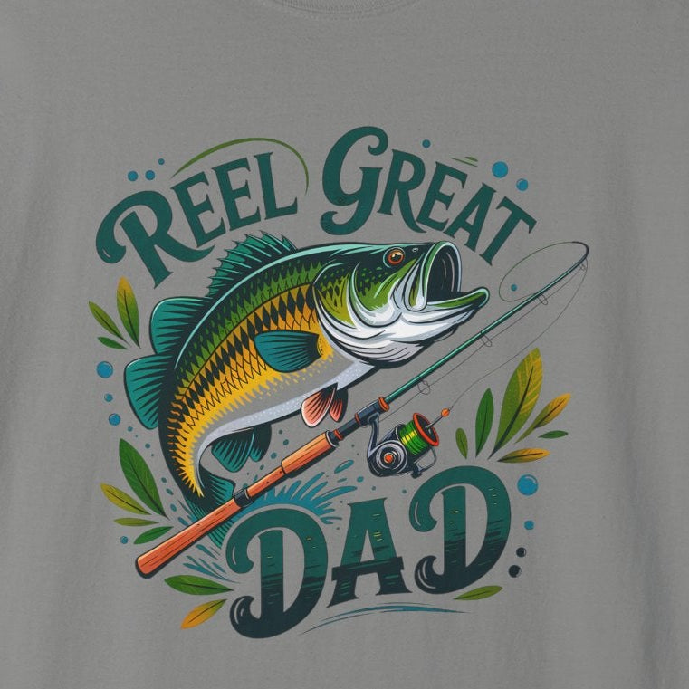 Reel Great Dad Fishing Father's Day T-Shirt