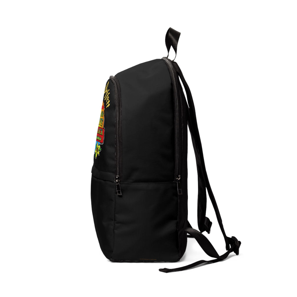 Jimmy Buffett,  It's Five O'Clock Somewhere Backpack 16"X12"X5" Black