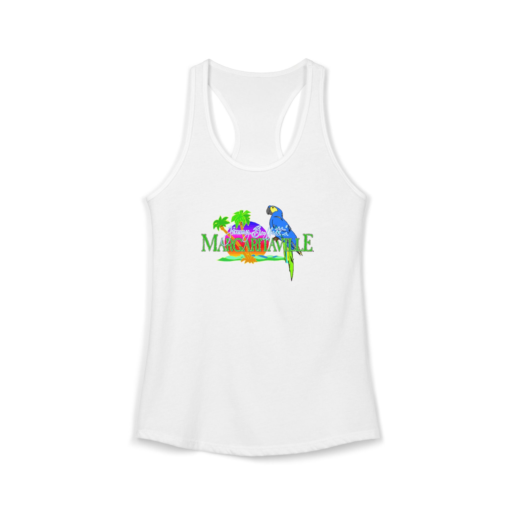 Margaritaville Racerback Tank Top - Paradise Vibe, Summer Essentials, Beachwear, Vacation Outfit, Resort Wear