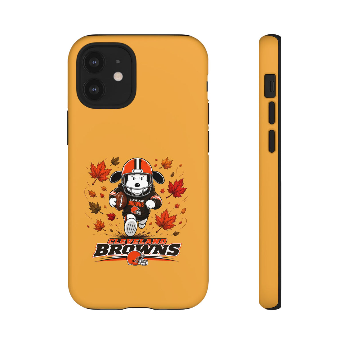 Cleveland Browns Fall Snoopy Touchdown Phone Case, 55 Sizes