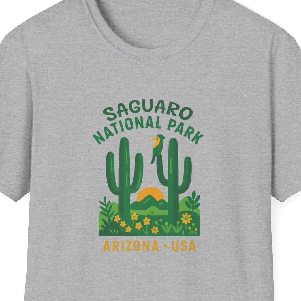 Saquaro National Park Graphic T-Shirt, Southwestern Summer Shirt