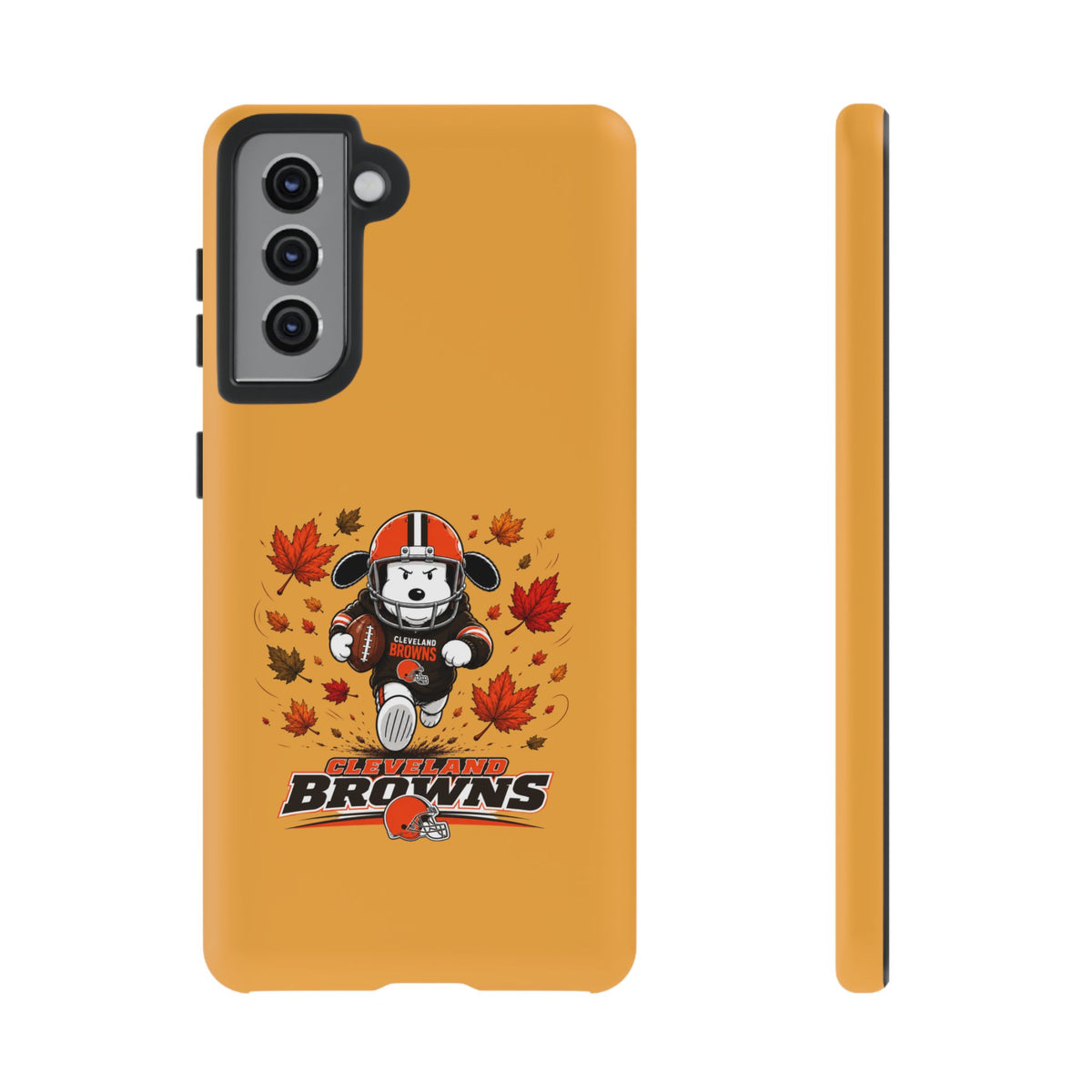 Cleveland Browns Fall Snoopy Touchdown Phone Case, 55 Sizes
