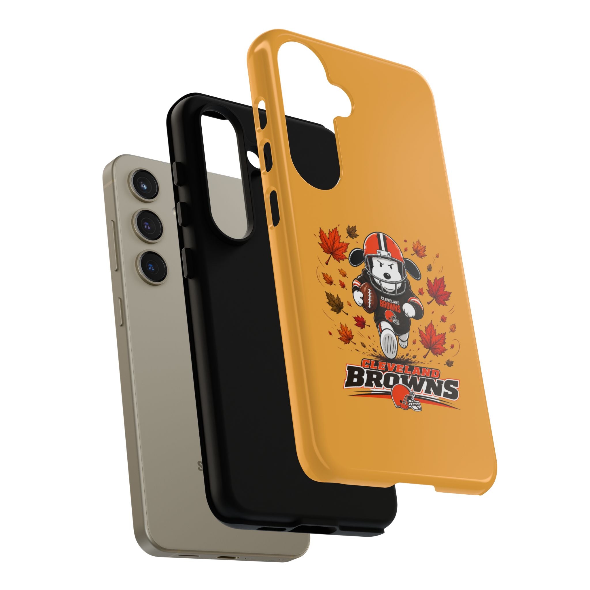 Cleveland Browns Fall Snoopy Touchdown Phone Case, 55 Sizes