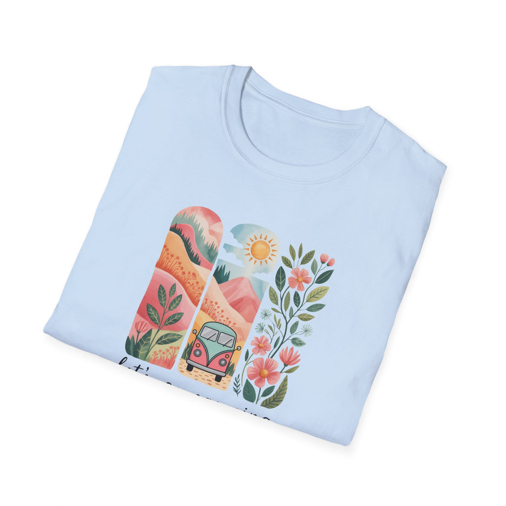 Let's Go Camping Retro Camping Shirt, 70's Camping Shirt