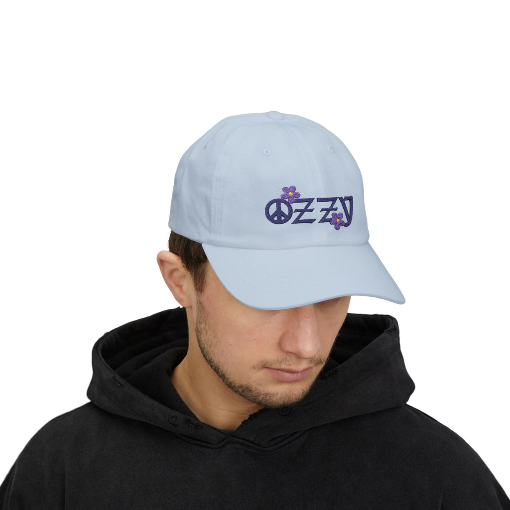 Embroidered Ozzy Memorial Flowers Cap, Ozzy Fan Hat, Ozzy Tribute, Unisex Classic Hat, Ozzy Memorial Flowers Baseball Cap, Tribute