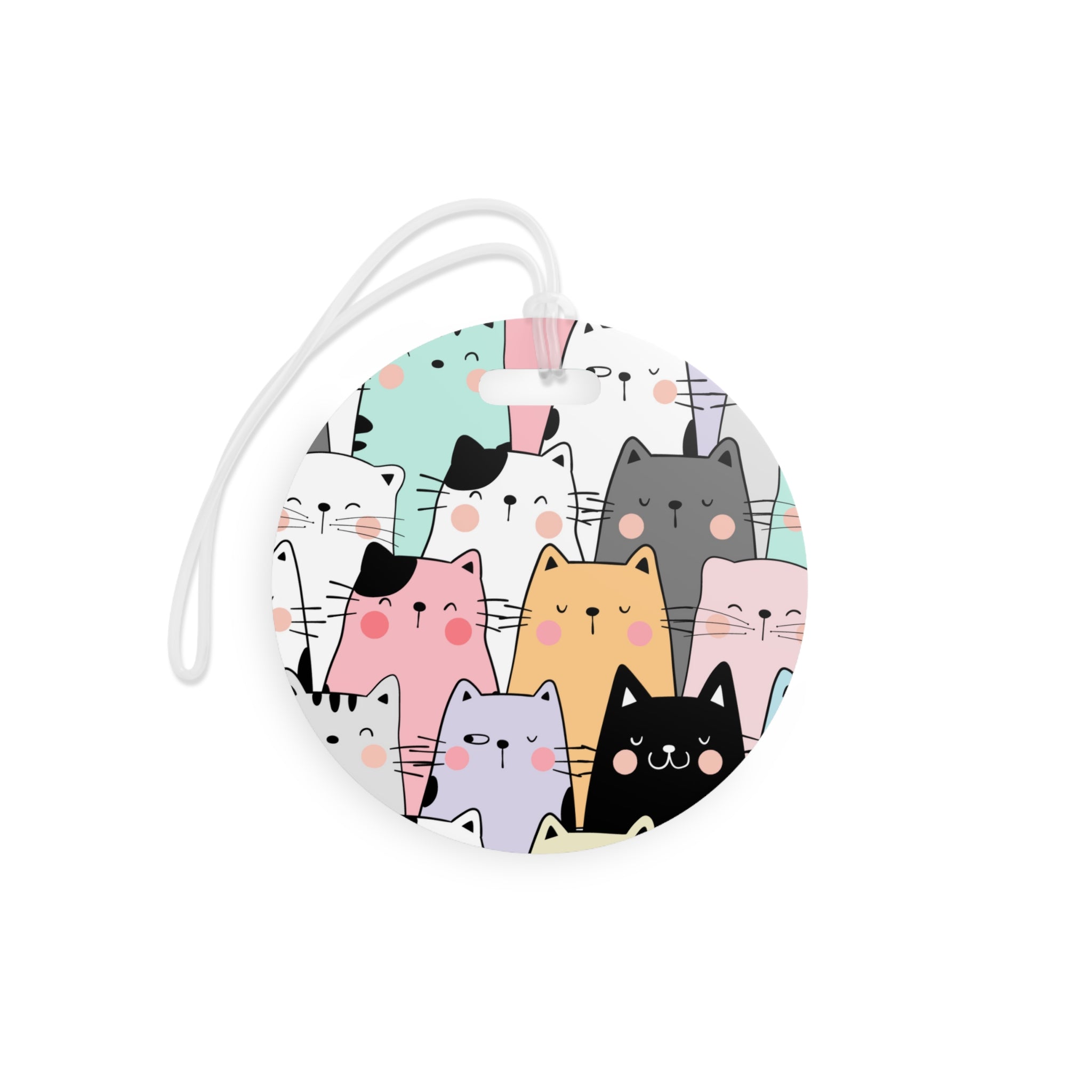 Colorful Cat, Luggage Identifier Tags