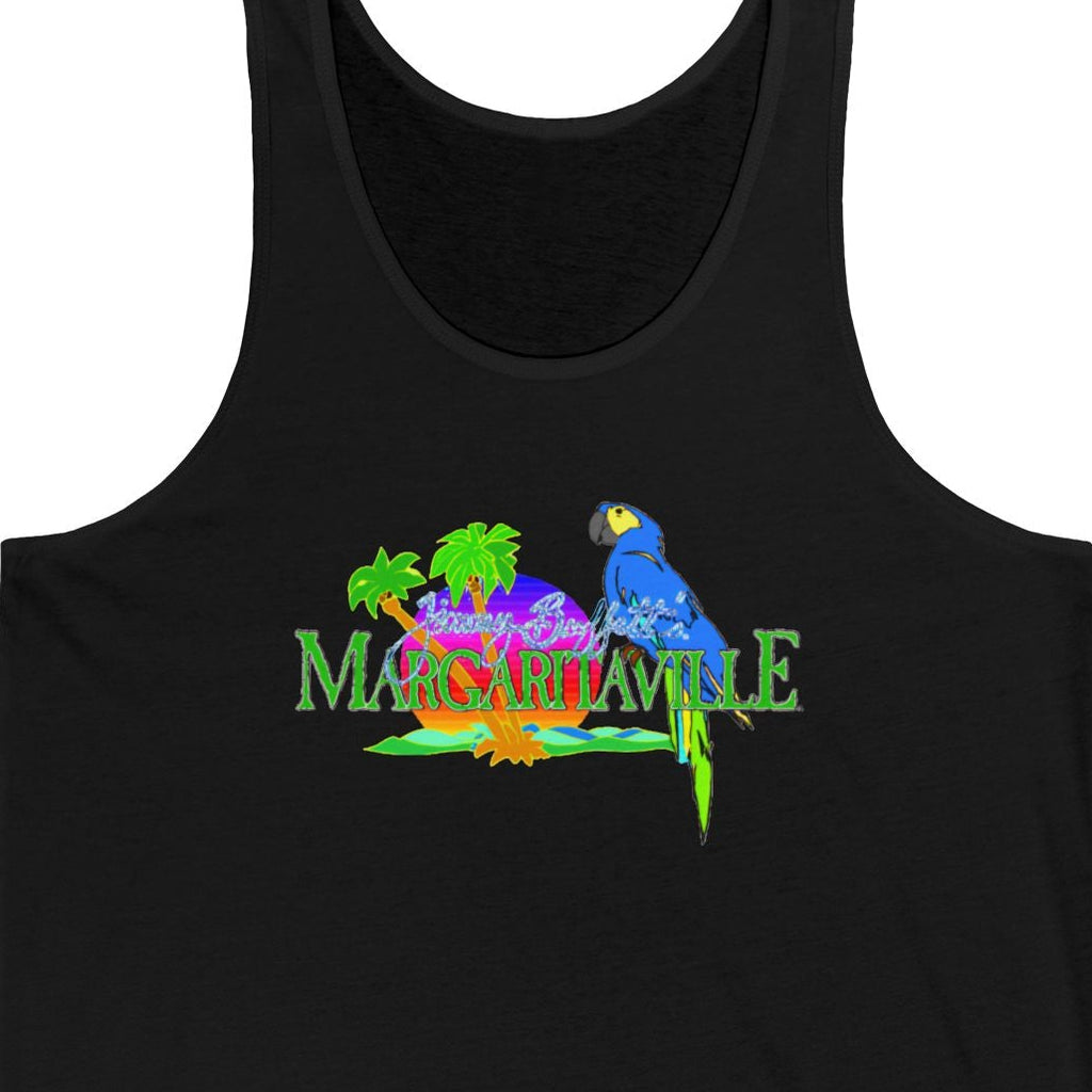 Margaritaville Unisex Jersey Tank - Beachwear, Summer Vibes, Casual Apparel, Vacation Outfit, Tropical Style