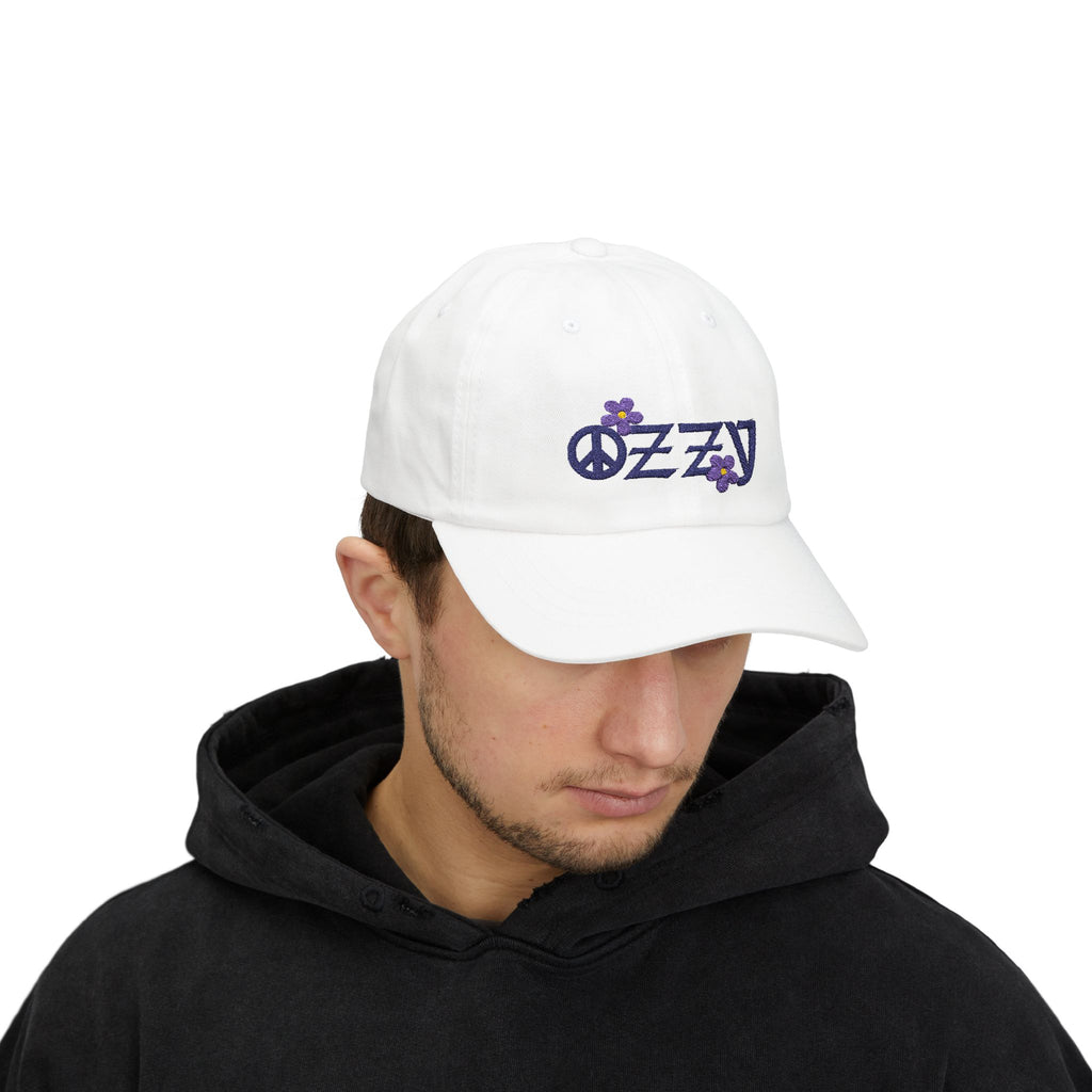 Embroidered Ozzy Memorial Flowers Cap, Ozzy Fan Hat, Ozzy Tribute, Unisex Classic Hat, Ozzy Memorial Flowers Baseball Cap, Tribute