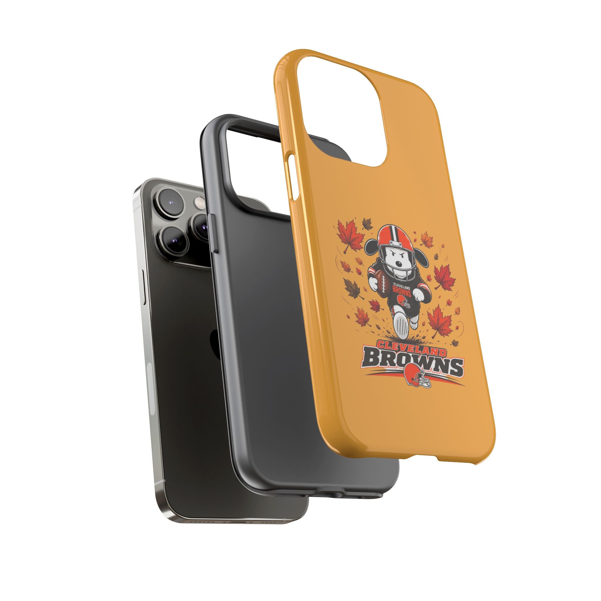 Cleveland Browns Fall Snoopy Touchdown Phone Case, 55 Sizes