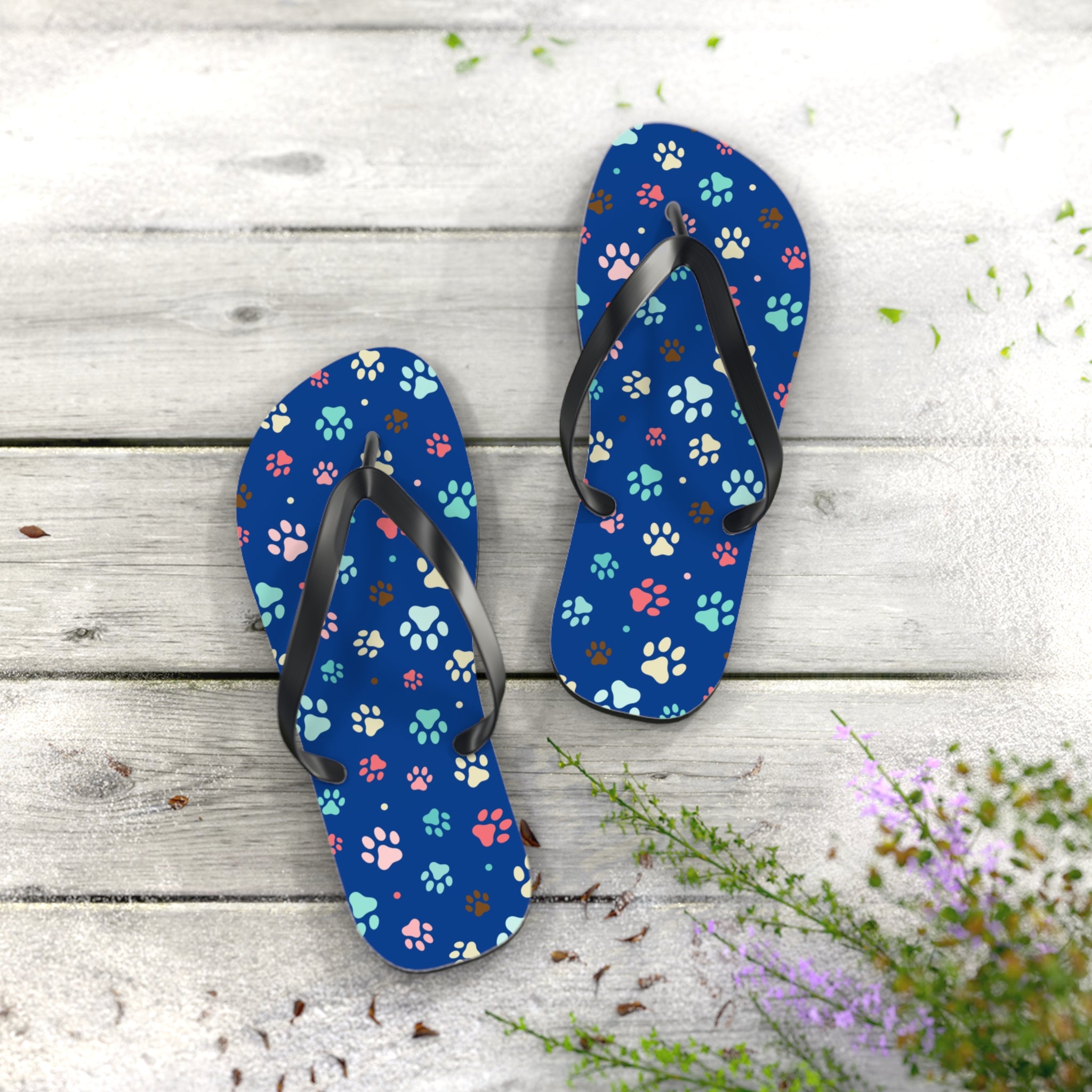 Pawprint Flipflops, TRUMP 2024 Gear, Men's and Women's Sizes