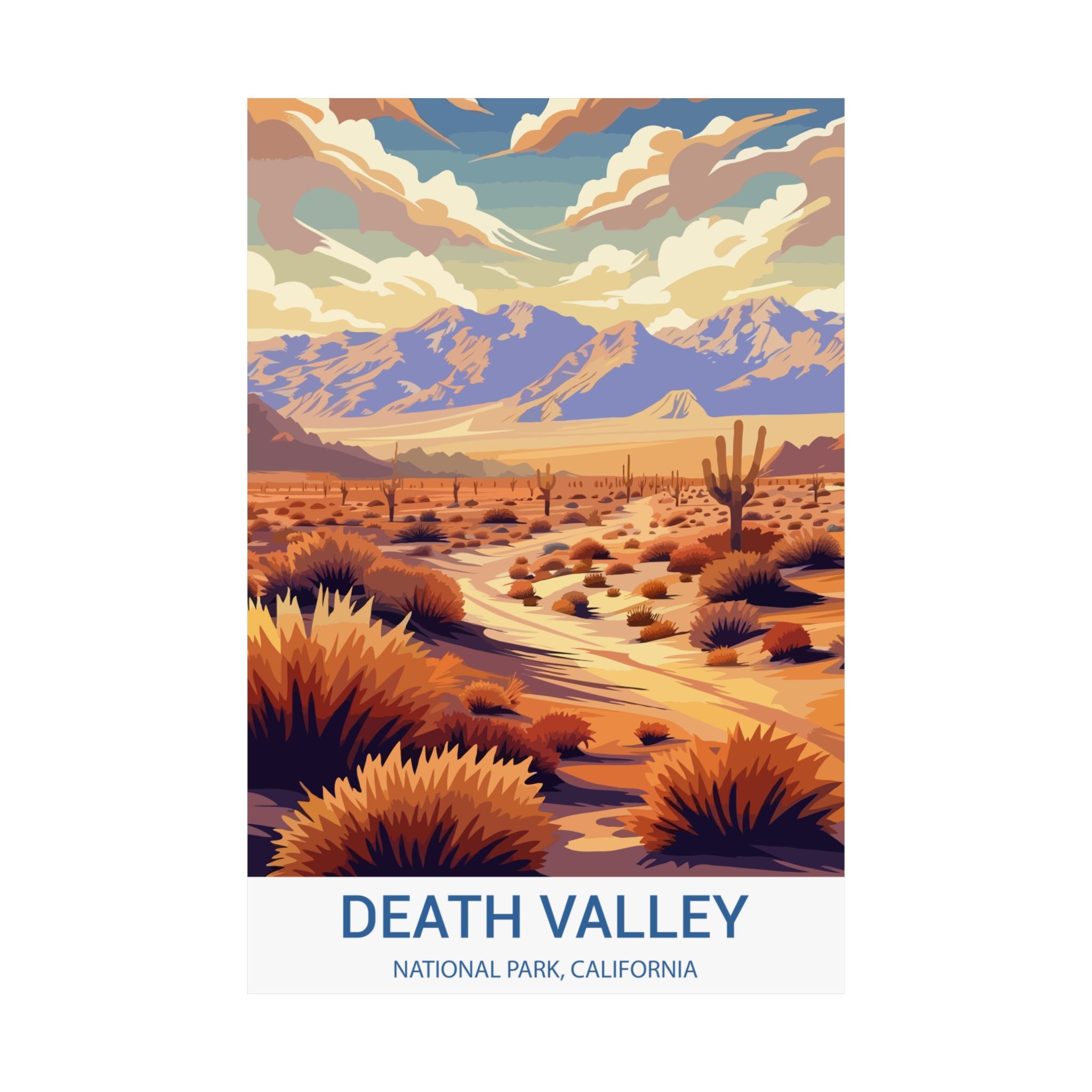 Death Valley,  Matte Vertical Poster
