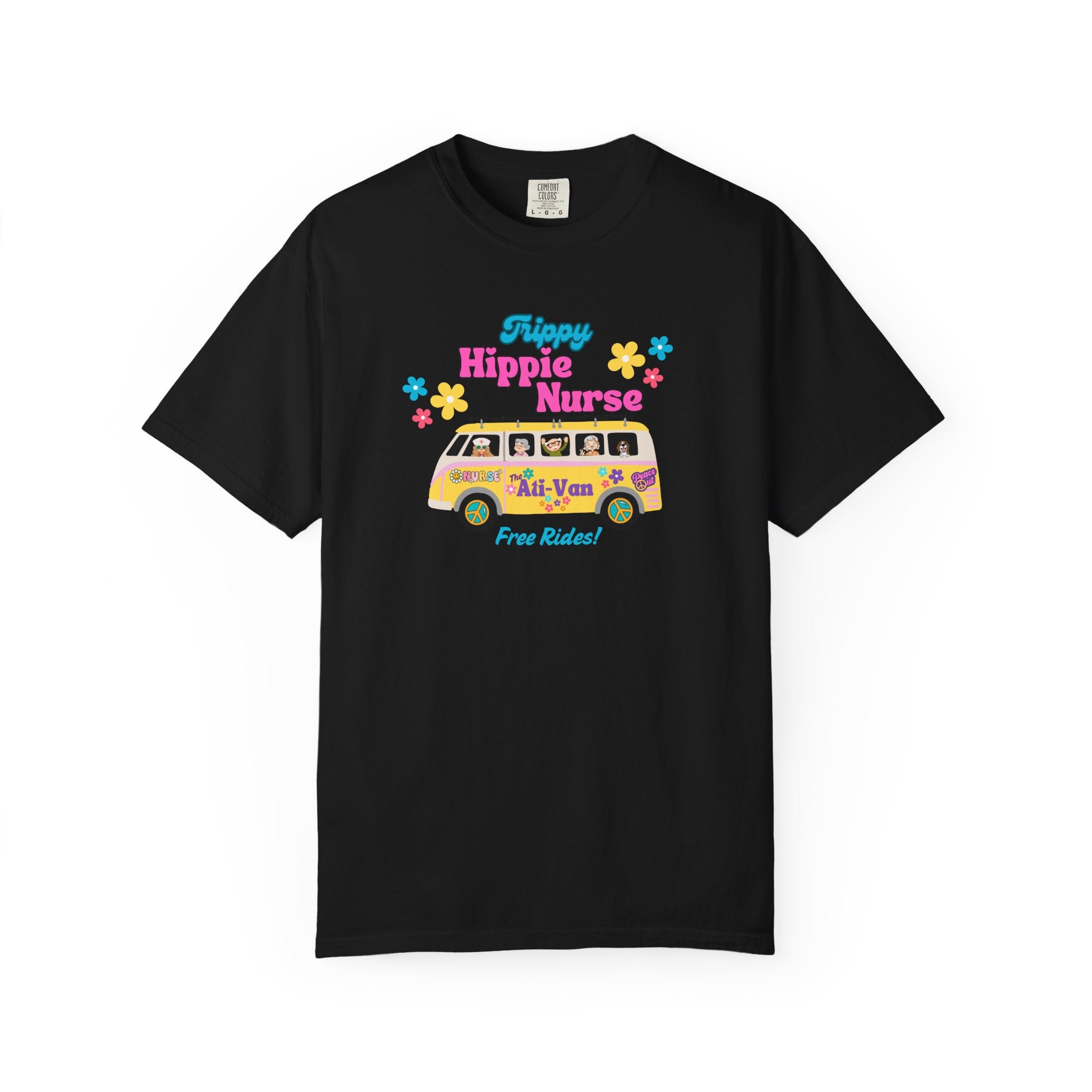 Funny Nurse T-Shirt, Ati-Van Ride, Unisex Tee, 100% Cotton, Nurse Gift, Soft Nurse T-Shirt
