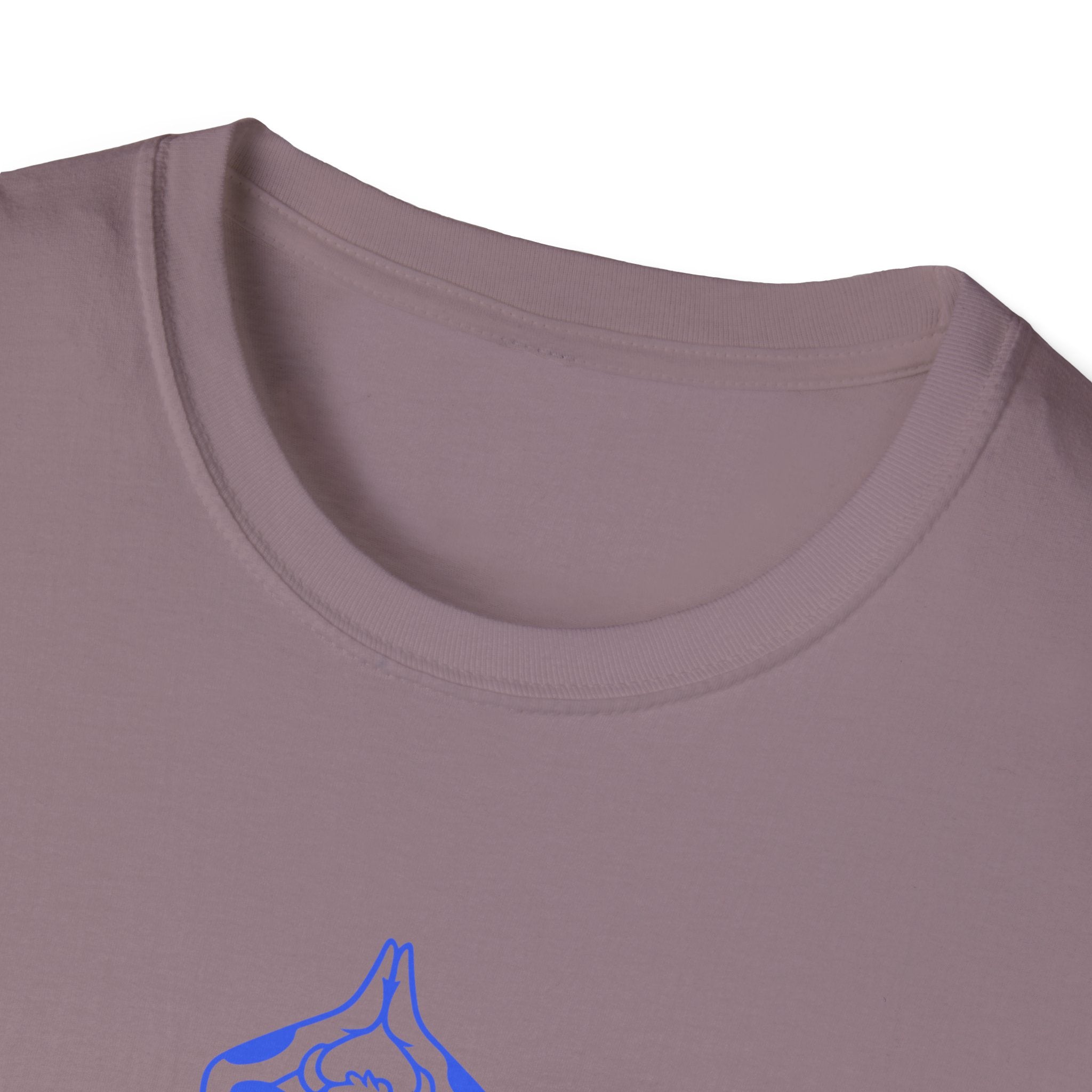 Cow Yoga T-Shirt — "Less Noise, More Peace"