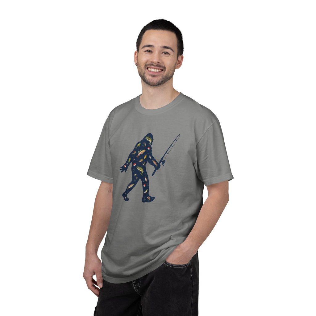 Bigfoot Fishing T-Shirt Father's Day Gift