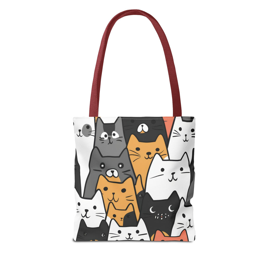 Cat Face Tote Bag, 3 Sizes