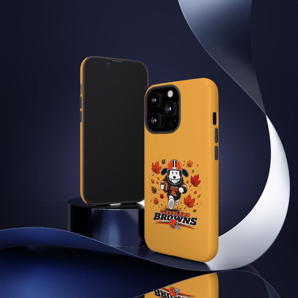 Cleveland Browns Fall Snoopy Touchdown Phone Case, 55 Sizes