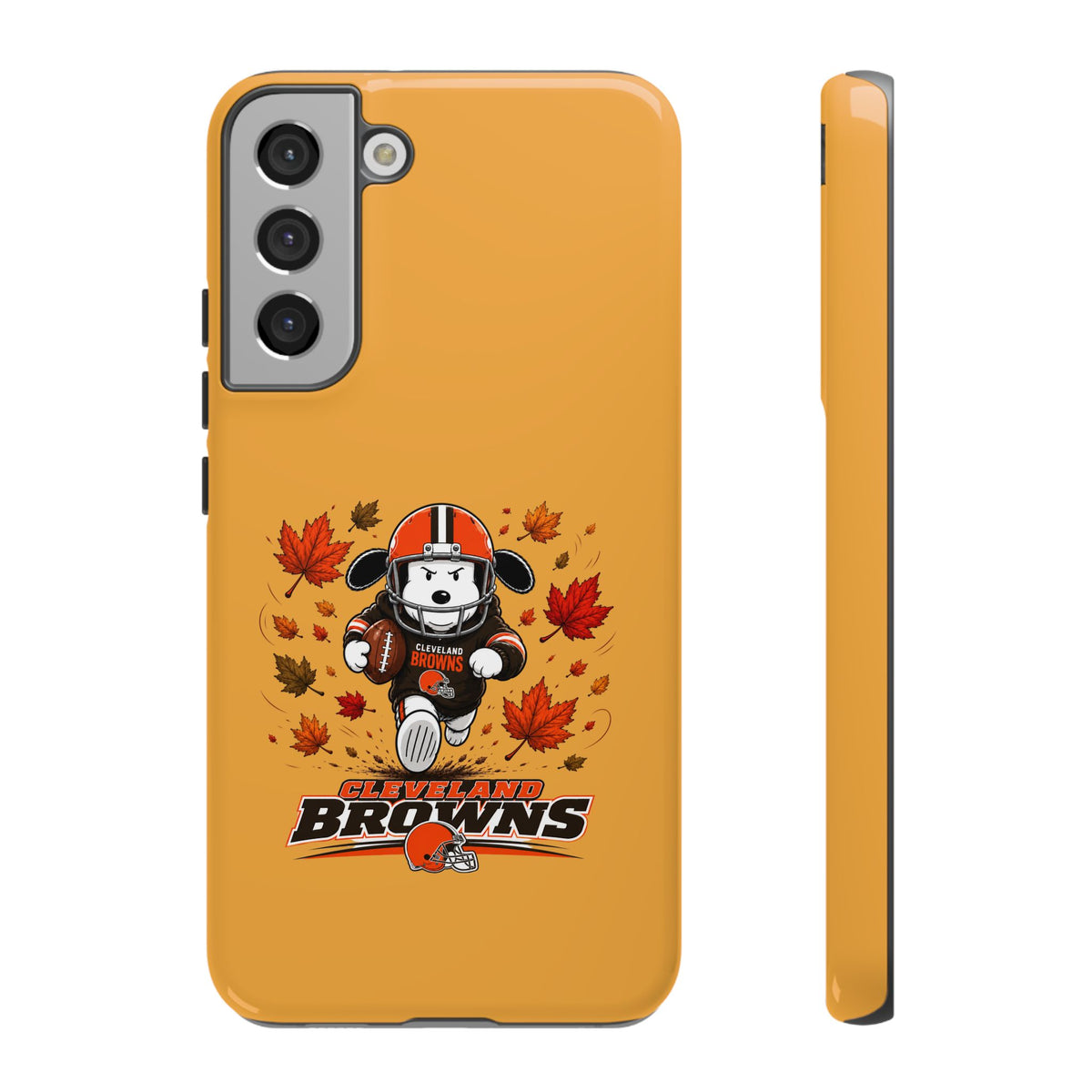 Cleveland Browns Fall Snoopy Touchdown Phone Case, 55 Sizes