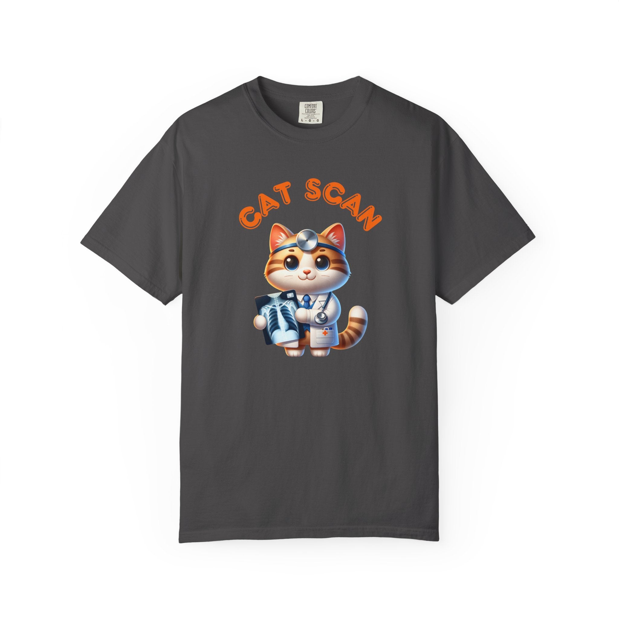 Cat Scan T-Shirt, Funny Cat Tee, Unisex Graphic Shirt, Cat Lover Gift, Animal X-Ray Tee