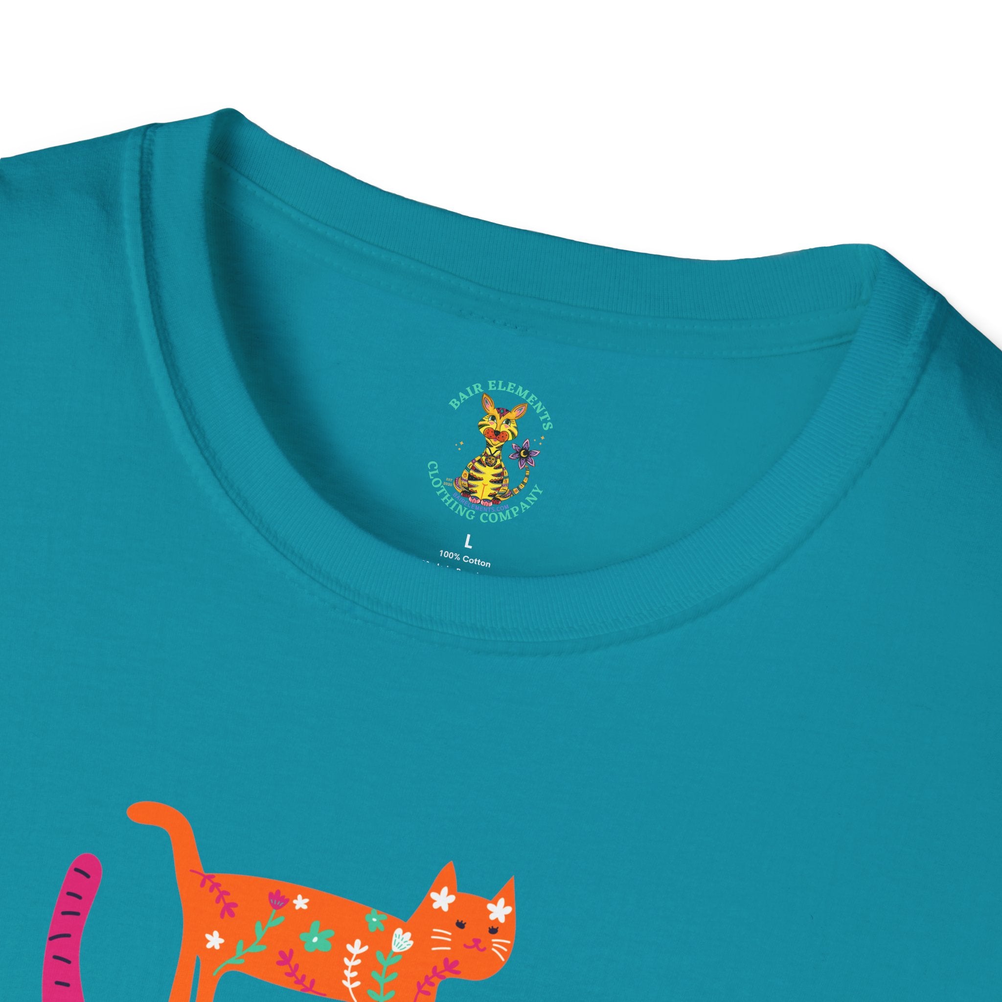 Personalized Grandma Cat T-Shirt, Mother's Day T-Shirt, Sizes XS-5X, Cat Print T-Shirt for Women
