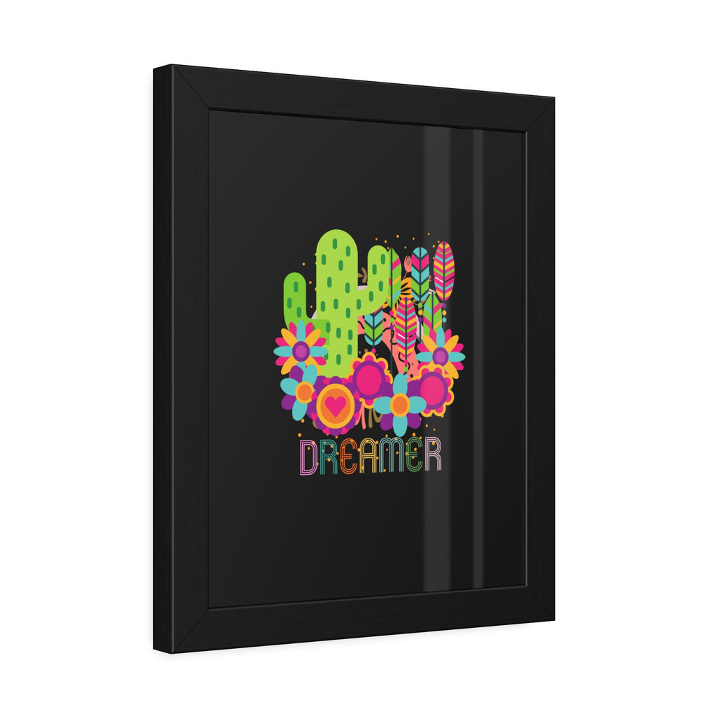 Personalized Dreamer, Cactus, Framed Wall Art, 3 Sizes