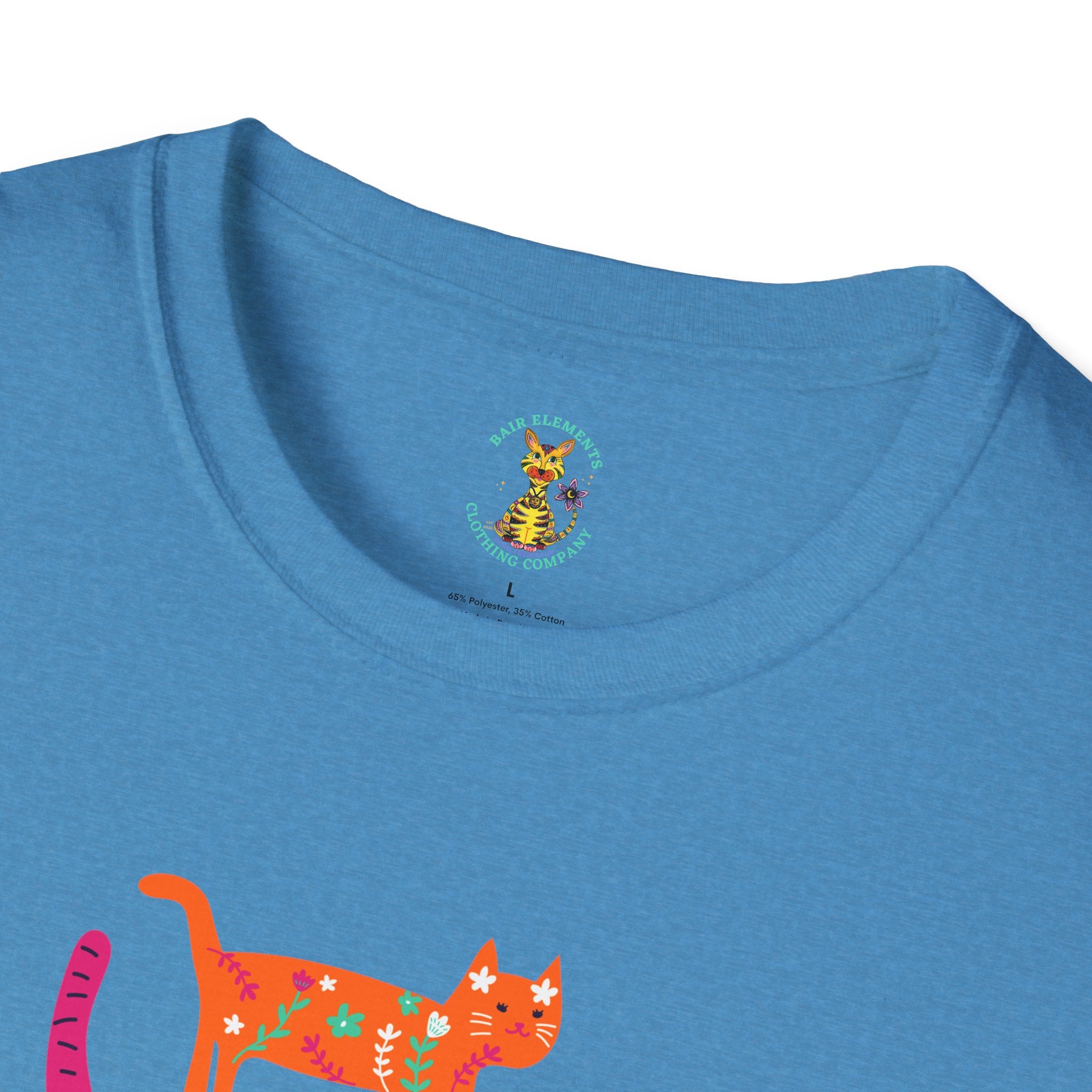 Personalized Grandma Cat T-Shirt, Mother's Day T-Shirt, Sizes XS-5X, Cat Print T-Shirt for Women