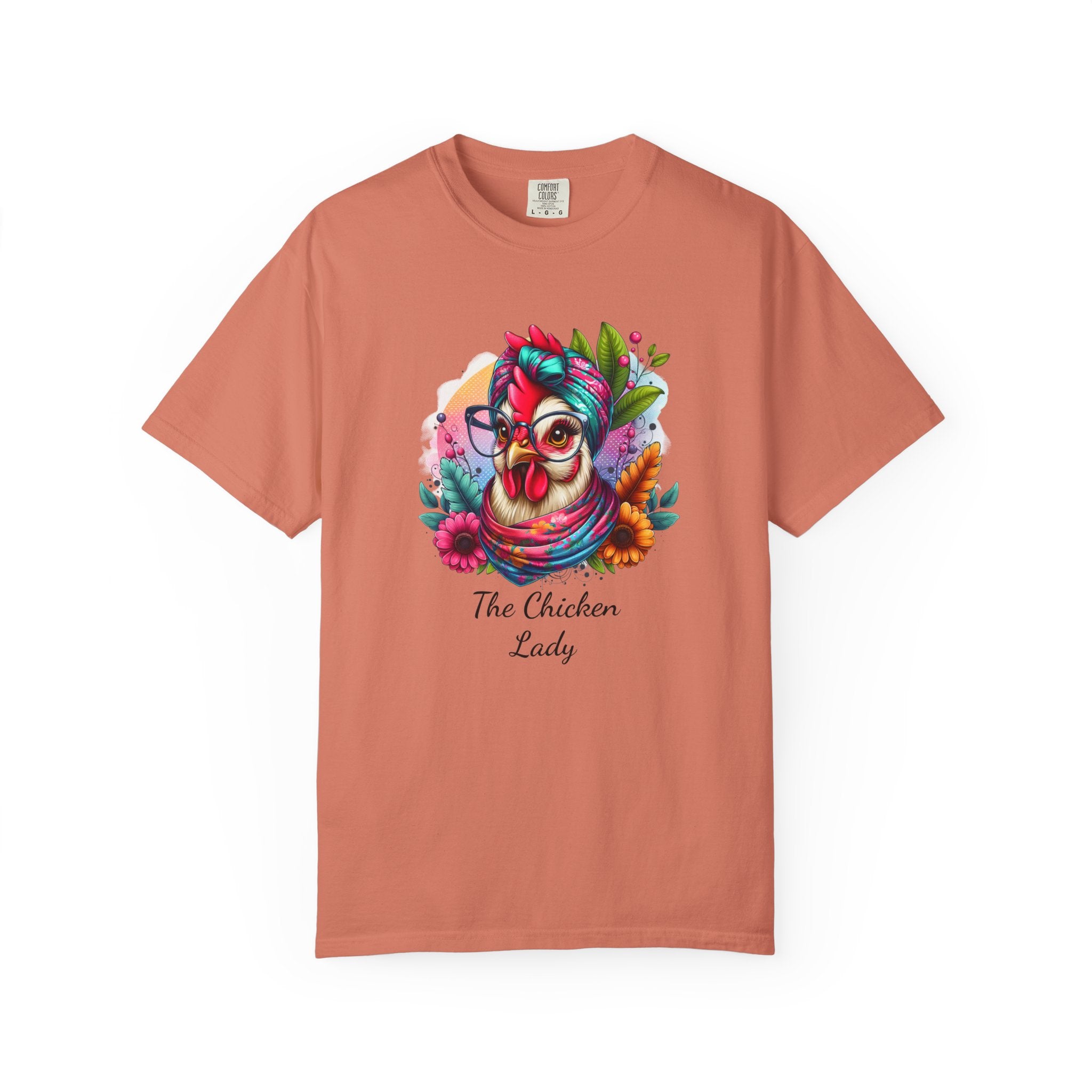 Personalized Chicken Lady T-shirt, Pet Chicken T-Shirt, Backyard Chickens