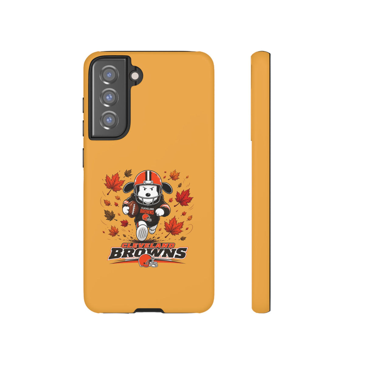 Cleveland Browns Fall Snoopy Touchdown Phone Case, 55 Sizes