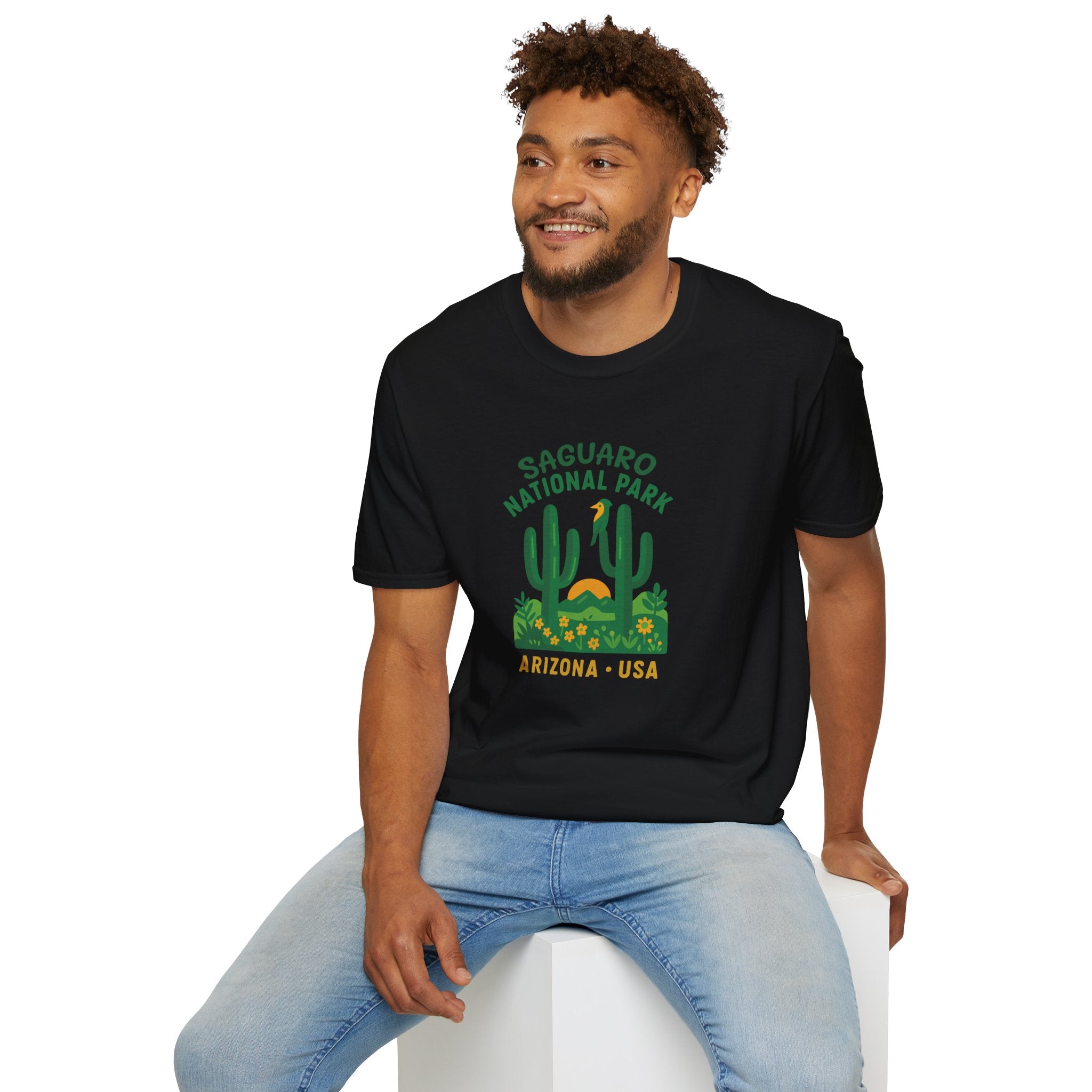 Saquaro National Park Graphic T-Shirt, Southwestern Summer Shirt