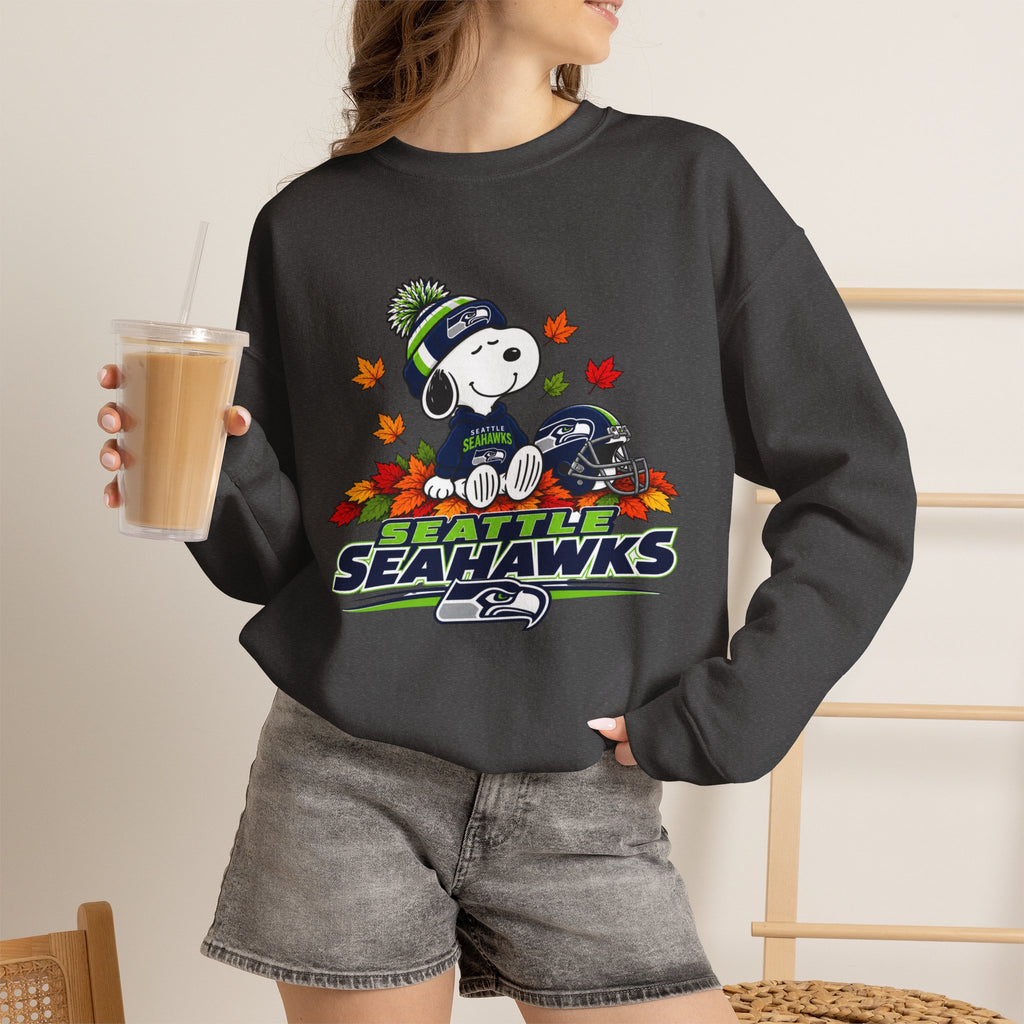 Seattle Seahawks Snoopy Fall Sweatshirt for Men and Women