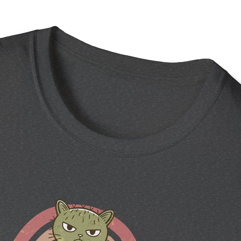 Cute Cat Cactus Unisex T-Shirt, Funny Cat Lover Gift, Plant Enthusiast Tee, Gift for Her, Quirky Humor Shirt, Summer Fashion