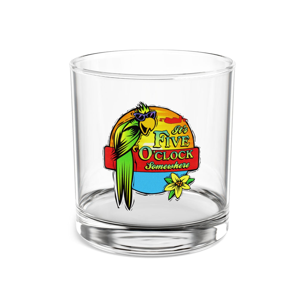 It's 5:00 Somewhere, Jimmy Buffett Rocks Glass, 10oz