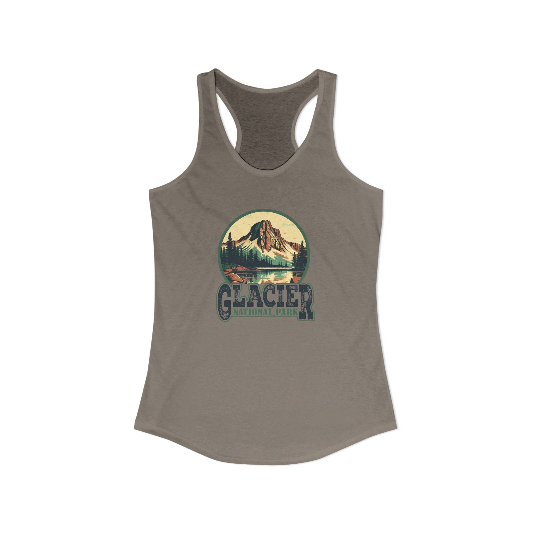 Glacier National Park Tank, Women's Ideal Racerback Tank