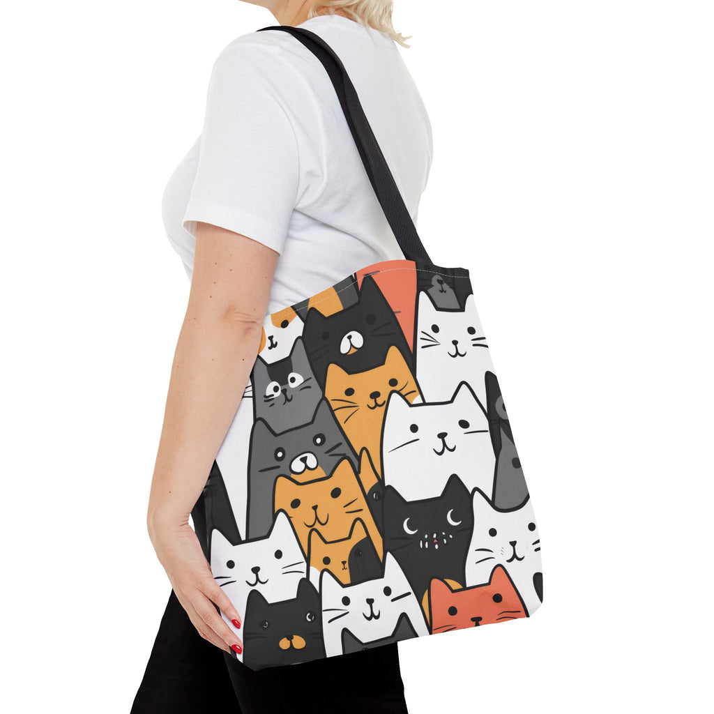 Cat Face Tote Bag, 3 Sizes
