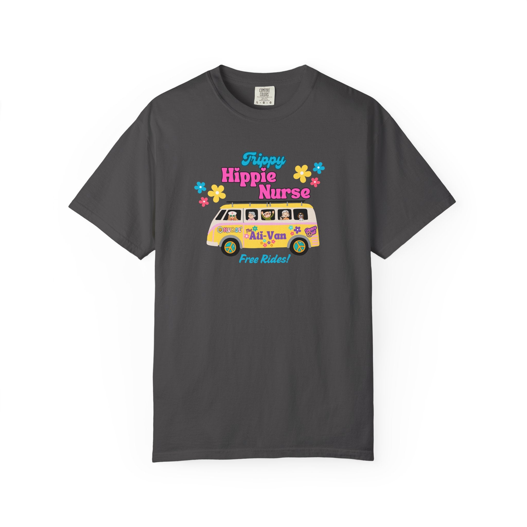 Funny Nurse T-Shirt, Ati-Van Ride, Unisex Tee, 100% Cotton, Nurse Gift, Soft Nurse T-Shirt