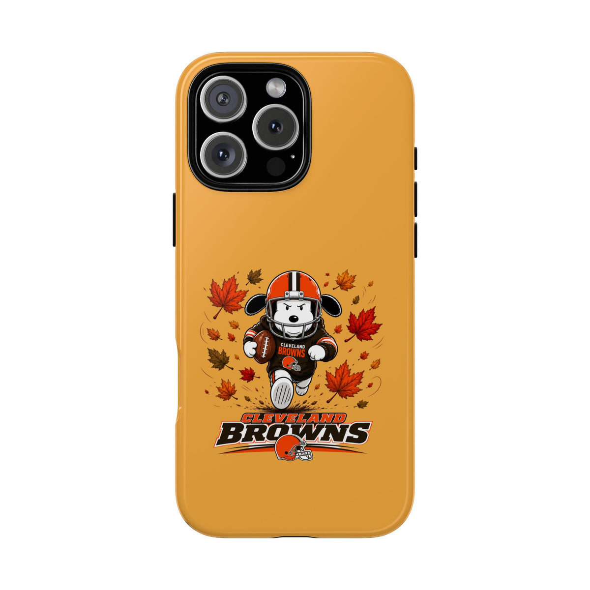 Cleveland Browns Fall Snoopy Touchdown Phone Case, 55 Sizes