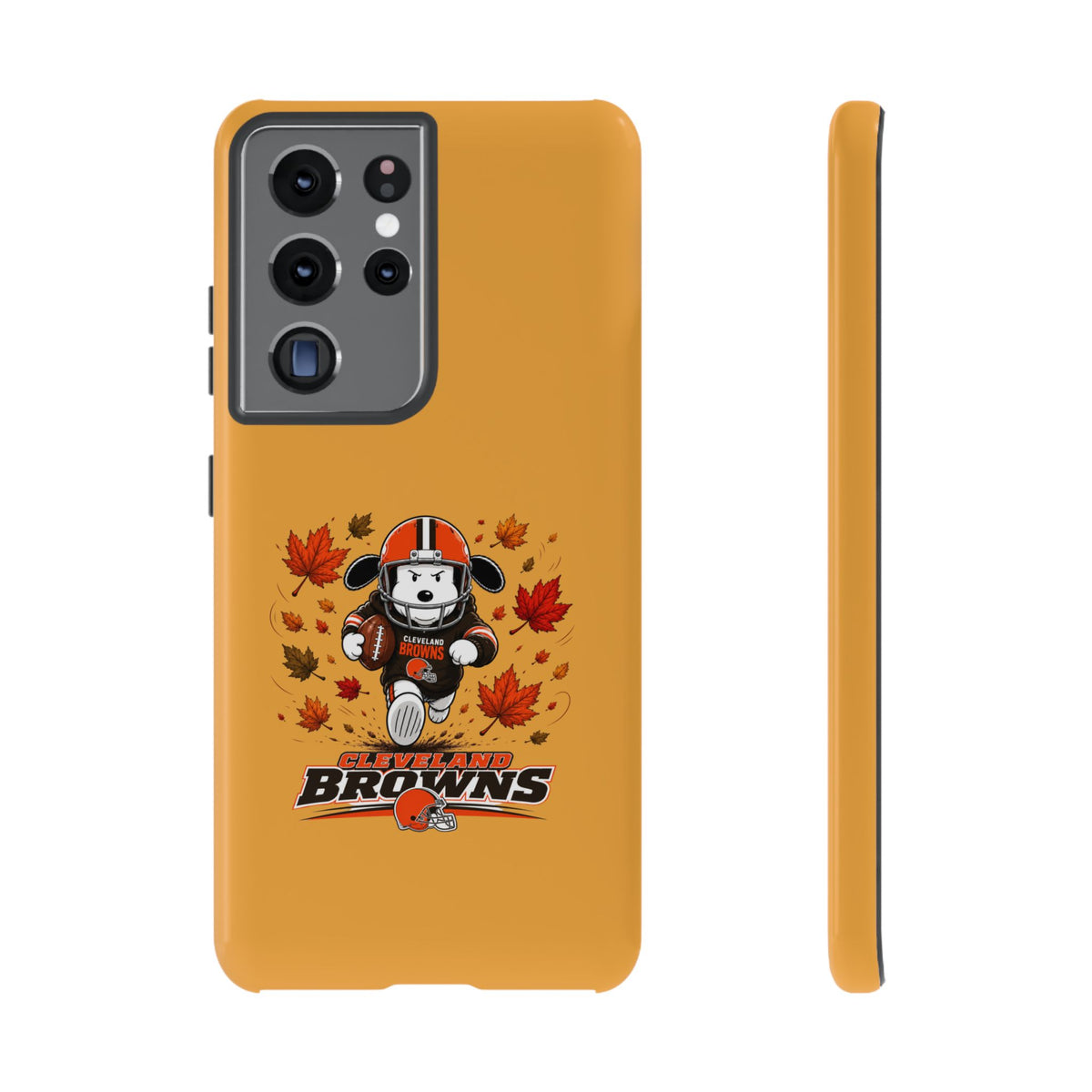 Cleveland Browns Fall Snoopy Touchdown Phone Case, 55 Sizes