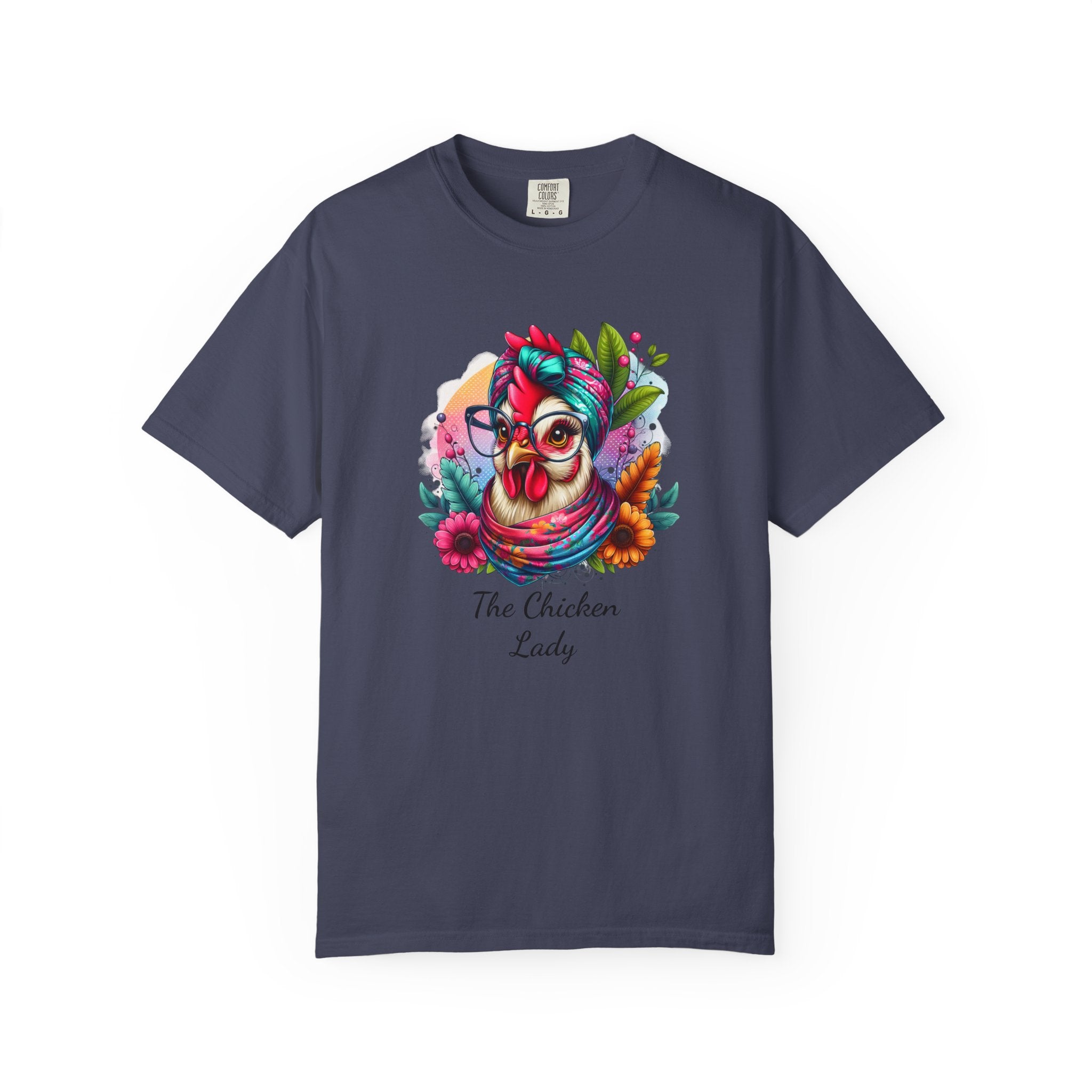 Personalized Chicken Lady T-shirt, Pet Chicken T-Shirt, Backyard Chickens