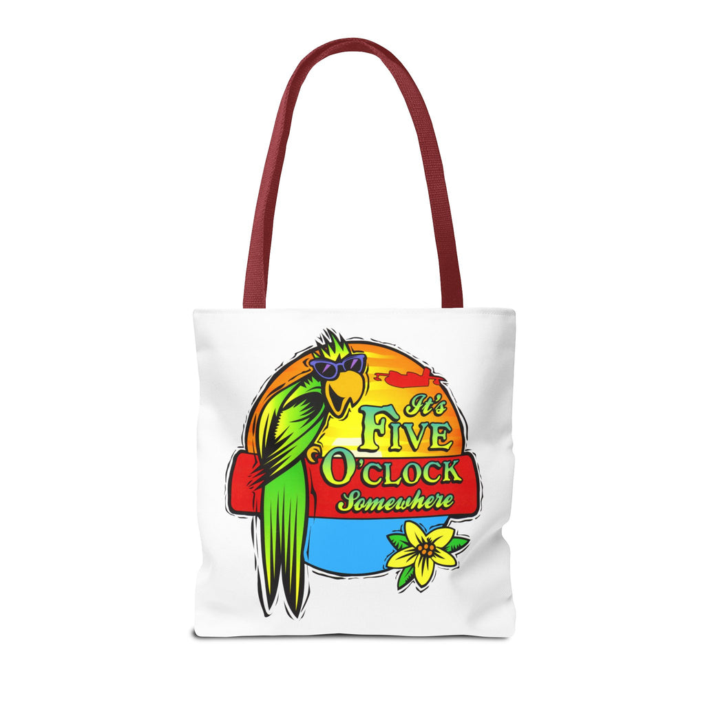 It's Five O'Clock Somewhere Tote Bag, Jimmy Buffett Tote Bag, 3 Sizes