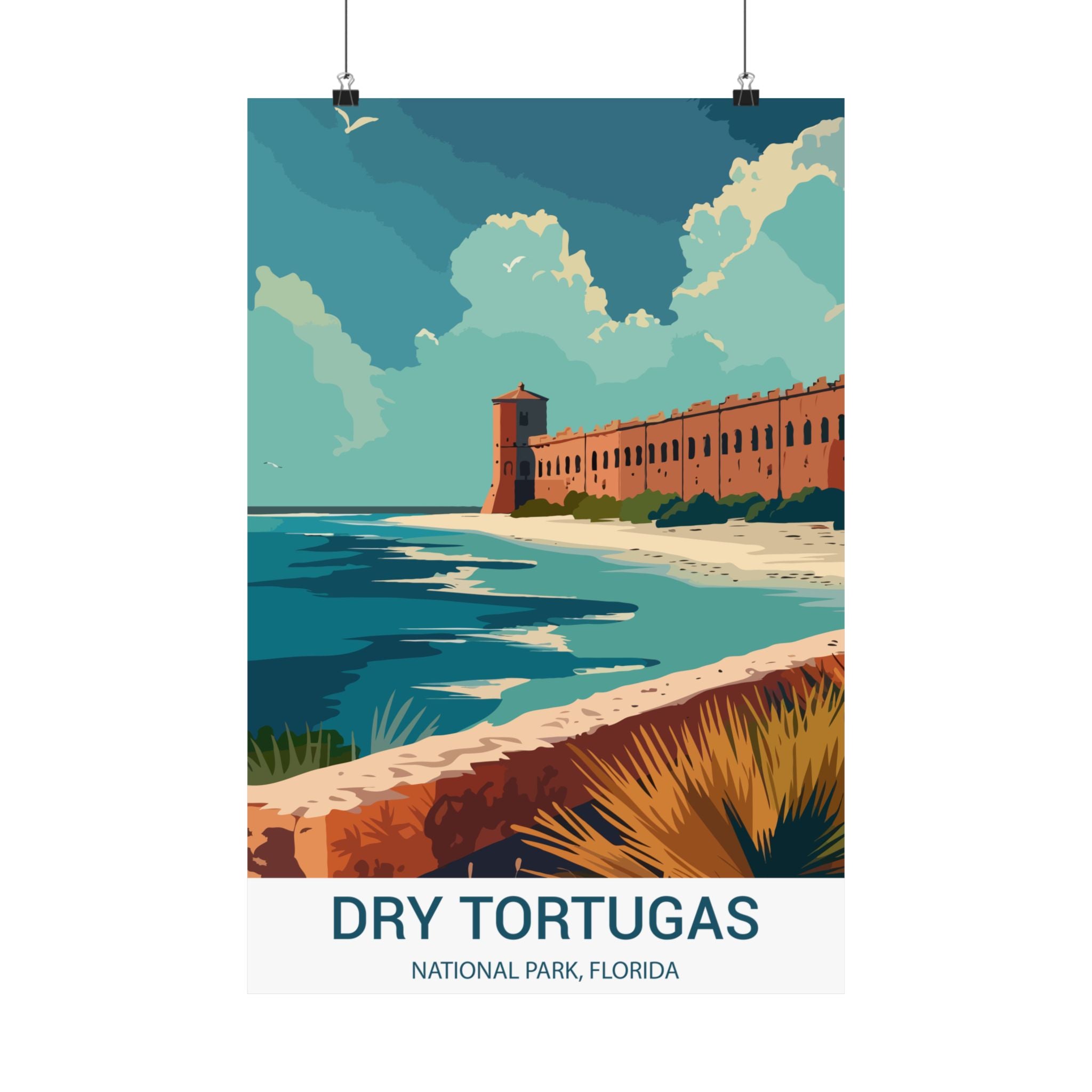 Dry Tortugas,  Matte Vertical Poster