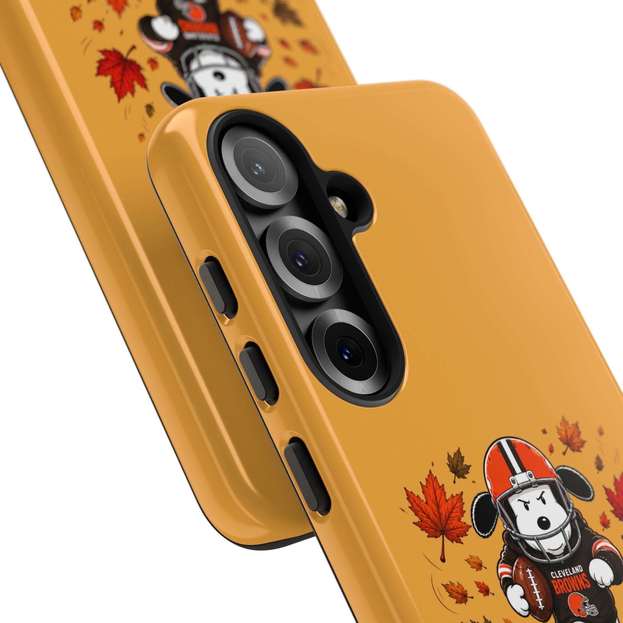 Cleveland Browns Fall Snoopy Touchdown Phone Case, 55 Sizes