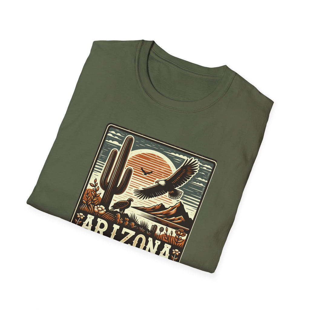 Arizona Desert Graphic T-Shirt, Southwestern Summer Shirt