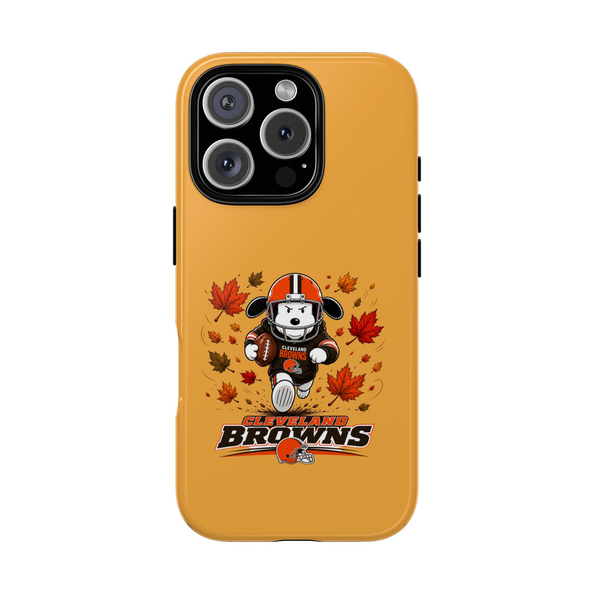 Cleveland Browns Fall Snoopy Touchdown Phone Case, 55 Sizes