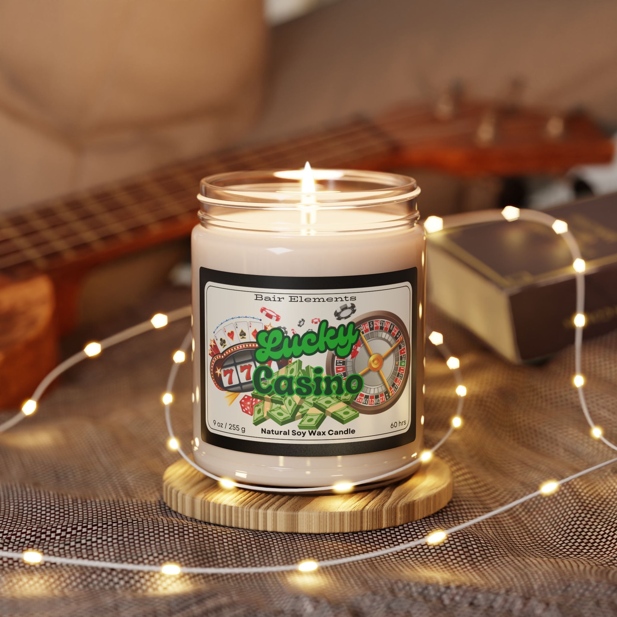 Lucky Casino, Scented Soy Candles, 9oz