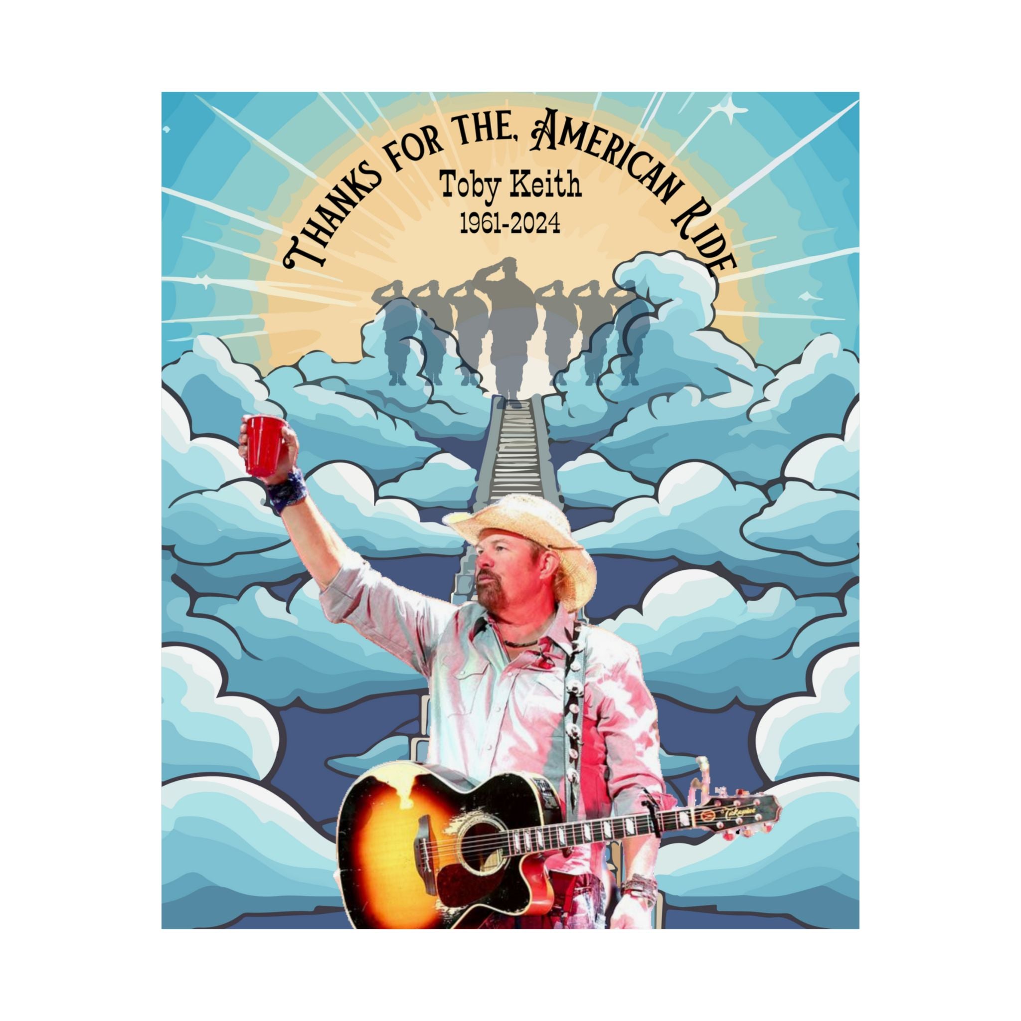 Toby Keith, Thanks for the American Ride, Matte Posters