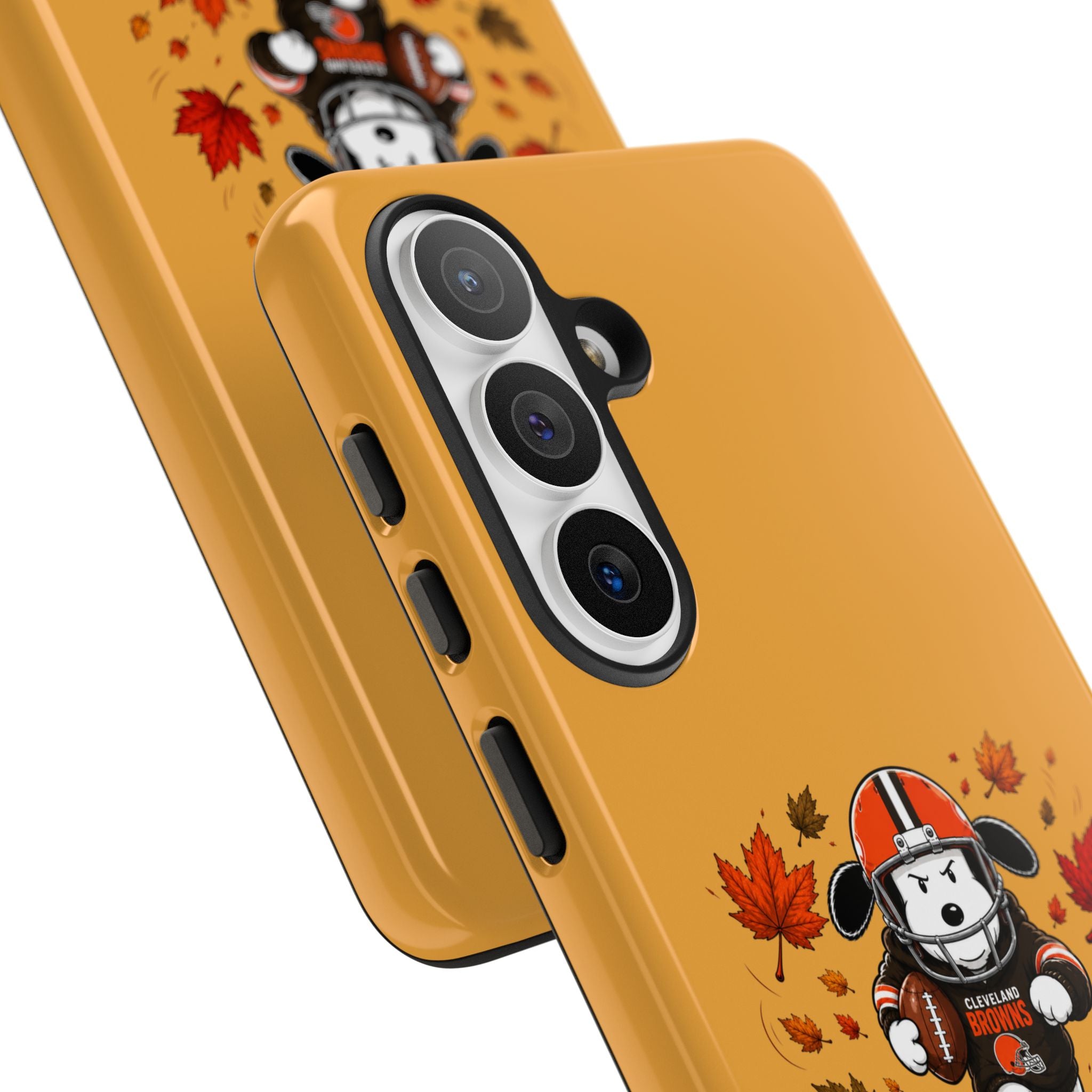 Cleveland Browns Fall Snoopy Touchdown Phone Case, 55 Sizes